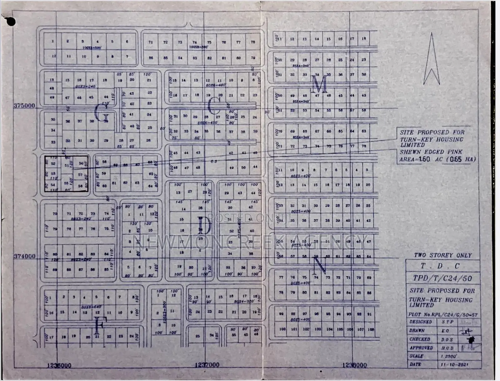 8 Plots of Land in a Gated Estate for Sale at Tema C24. in Accra Metropolitan