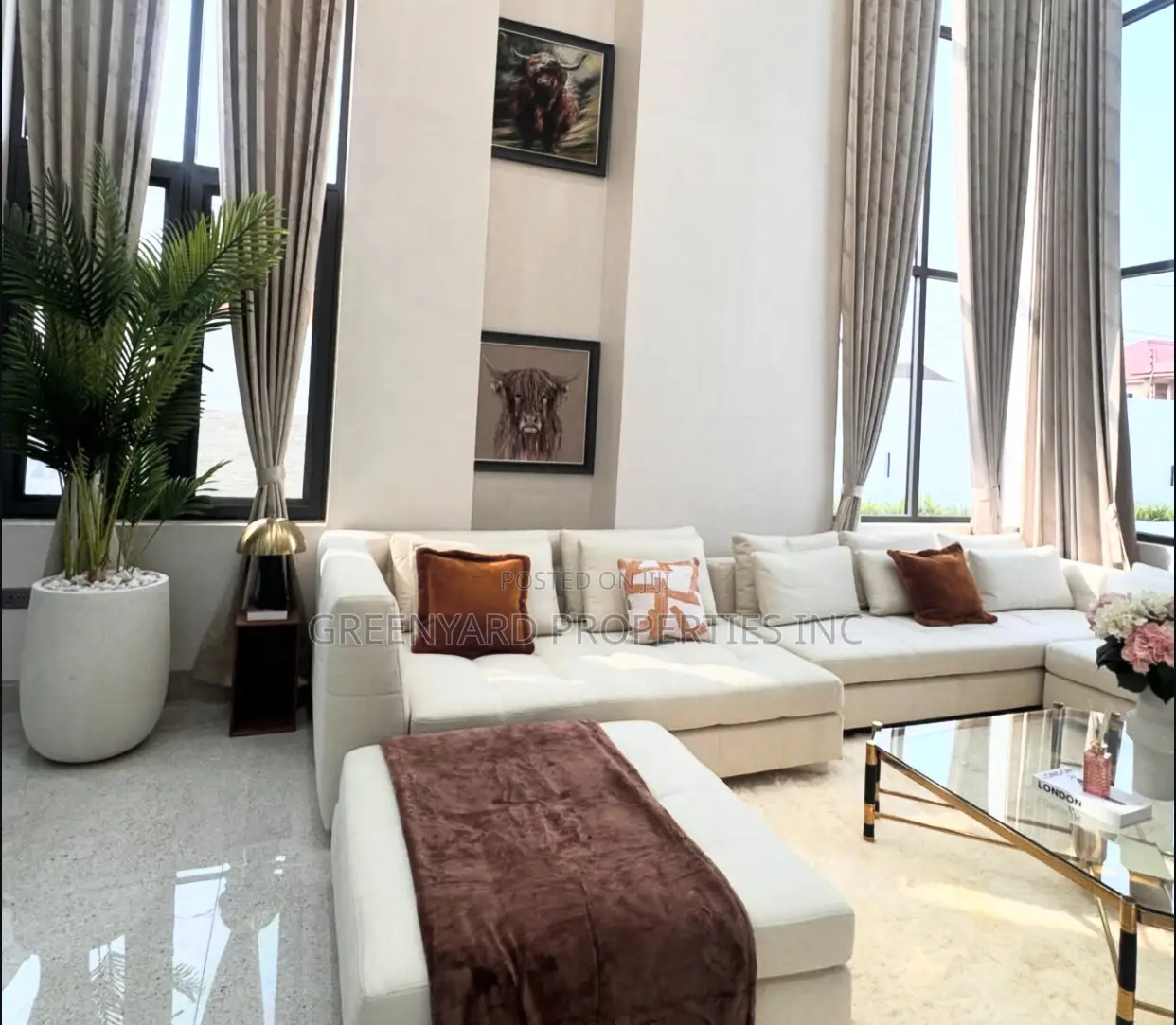 Furnished 4bdrm Duplex in East Legon Hills for sale in East Legon