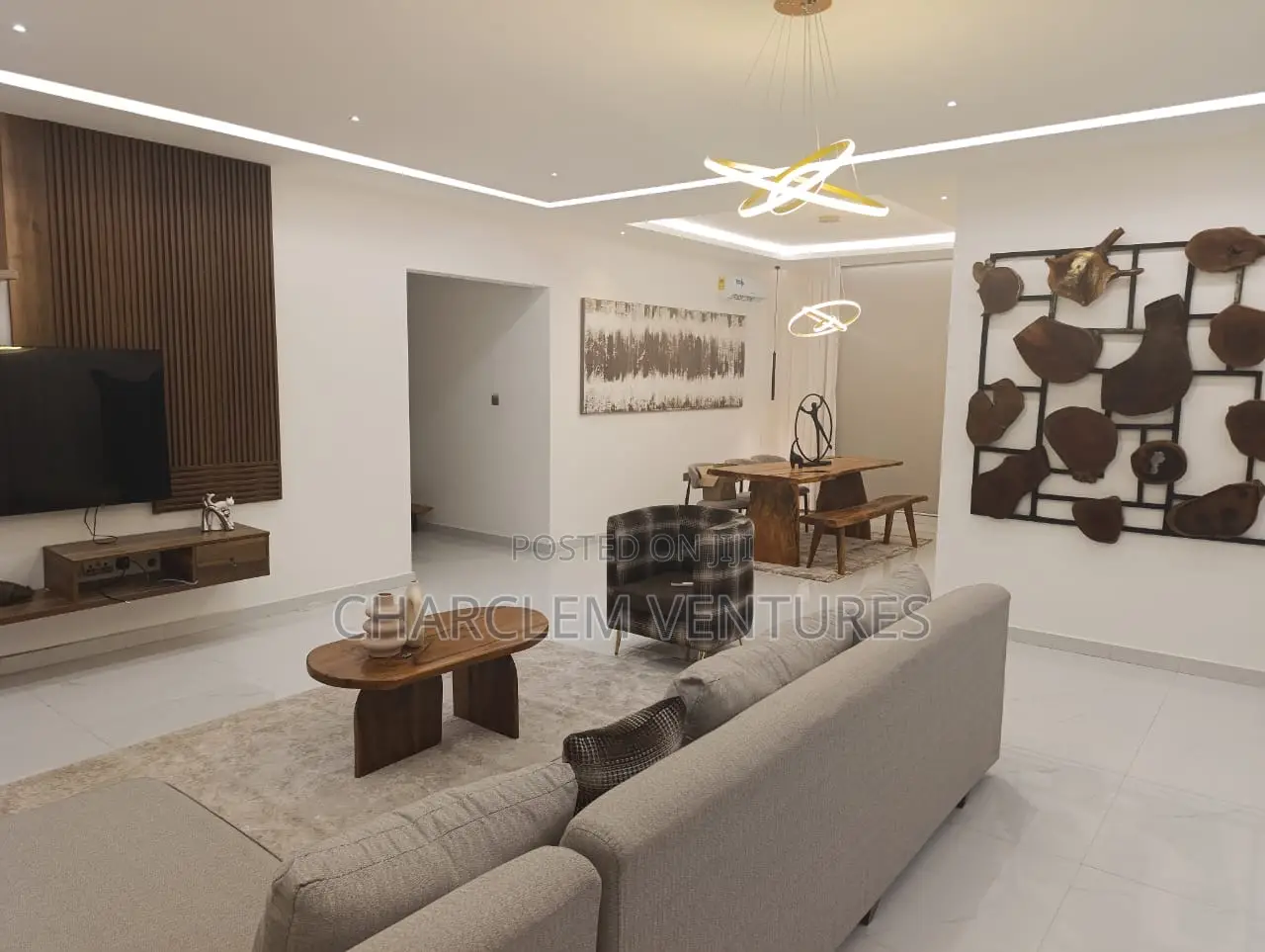 Furnished 3bdrm Apartment in Charclem Ventures, East Legon for rent in East Legon