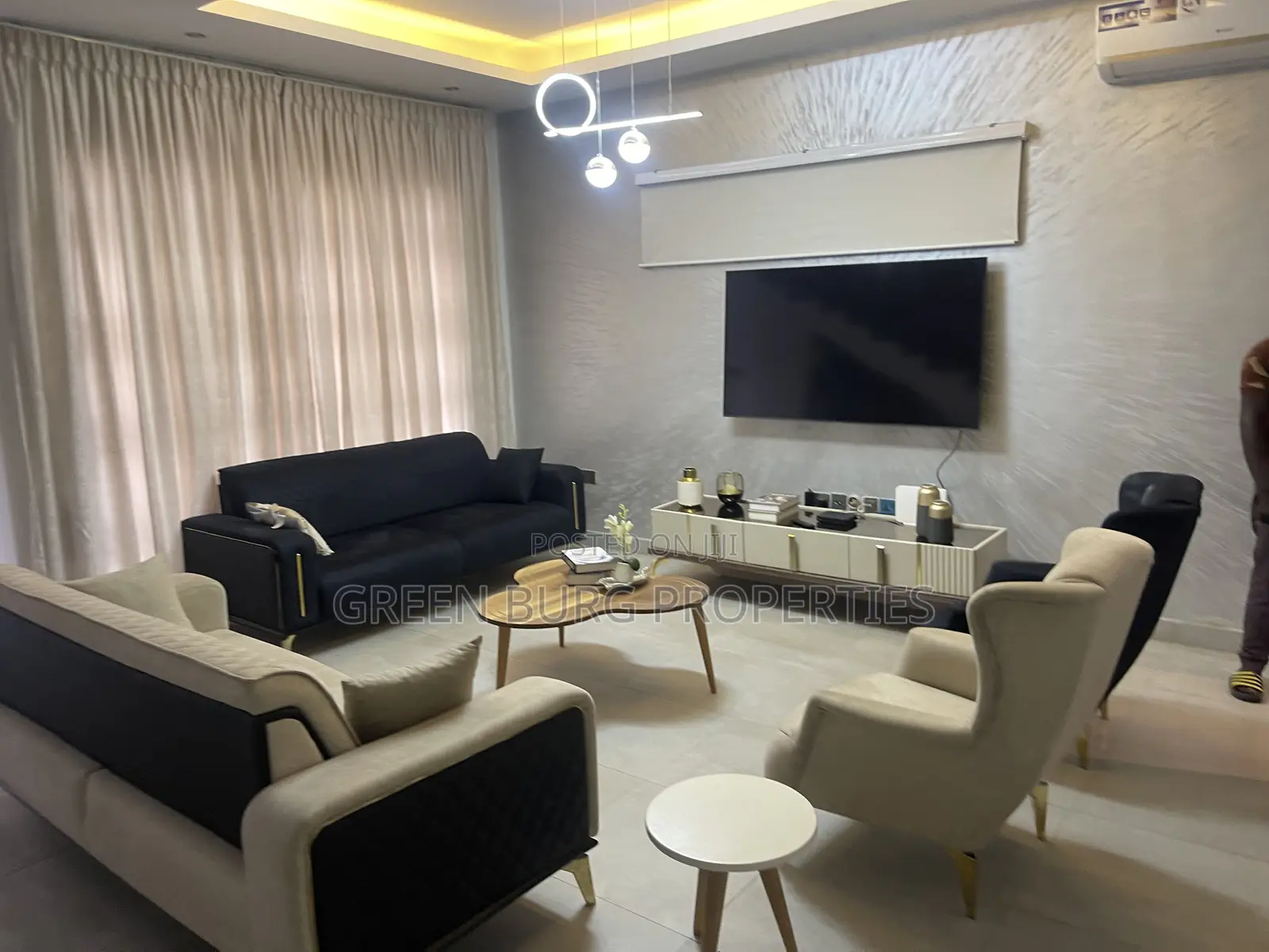 Furnished 3bdrm Townhouse / Terrace in East Legon for rent in East Legon