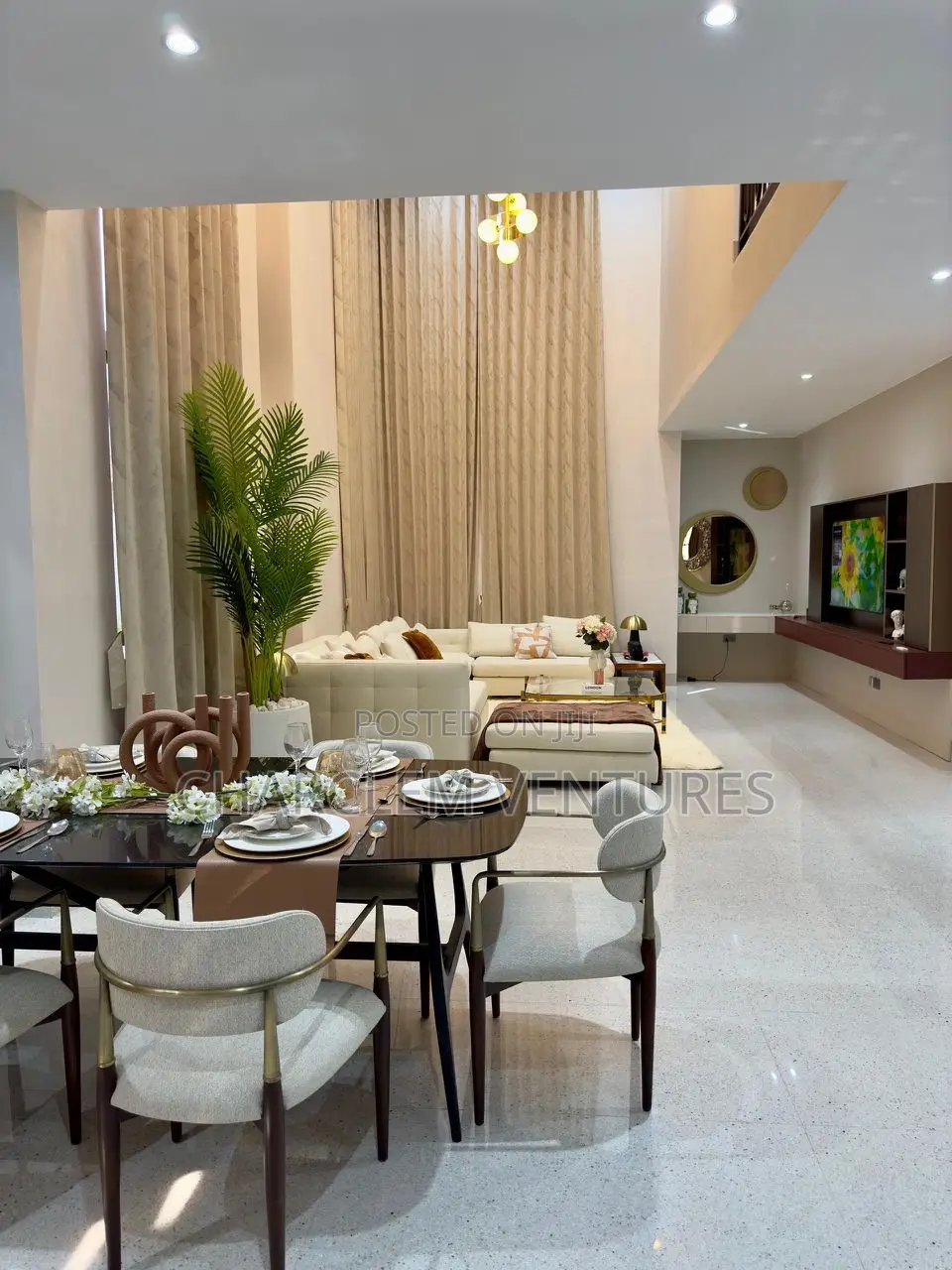 Furnished 4bdrm House in Charclem Ventures, East Legon for sale in East Legon