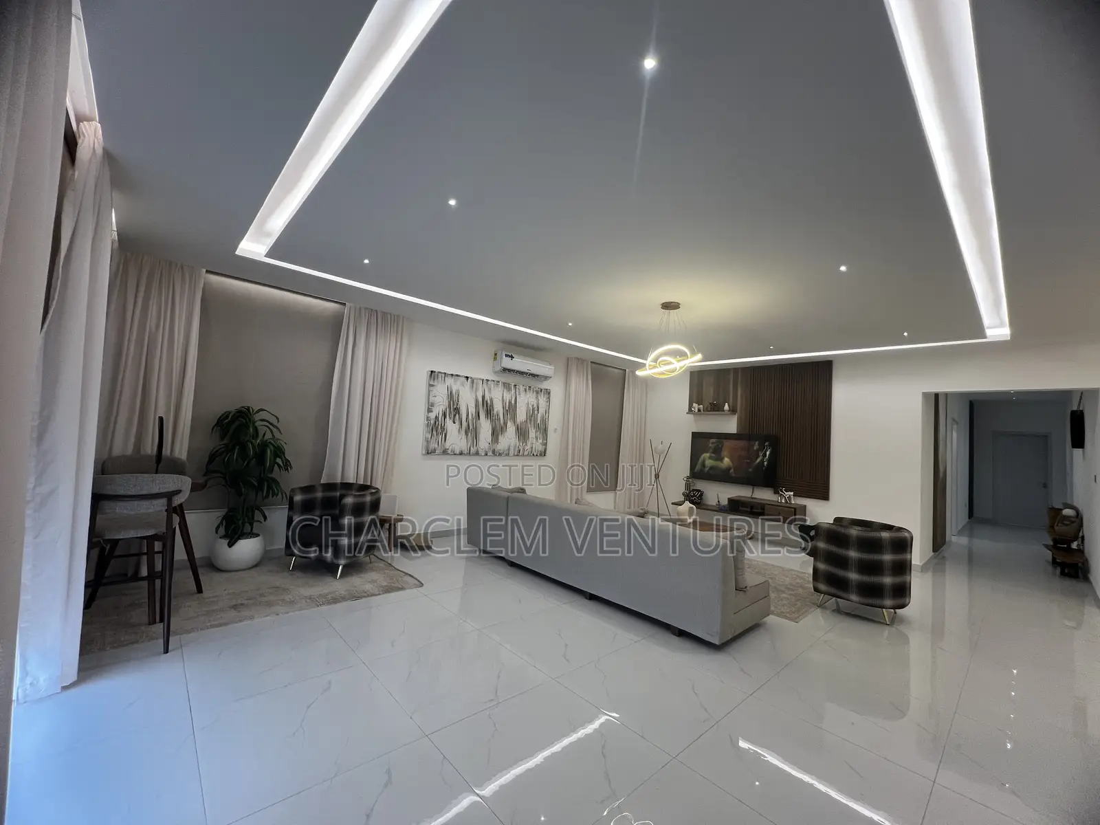 Furnished 3bdrm Apartment in Charclem Ventures, East Legon for rent in East Legon