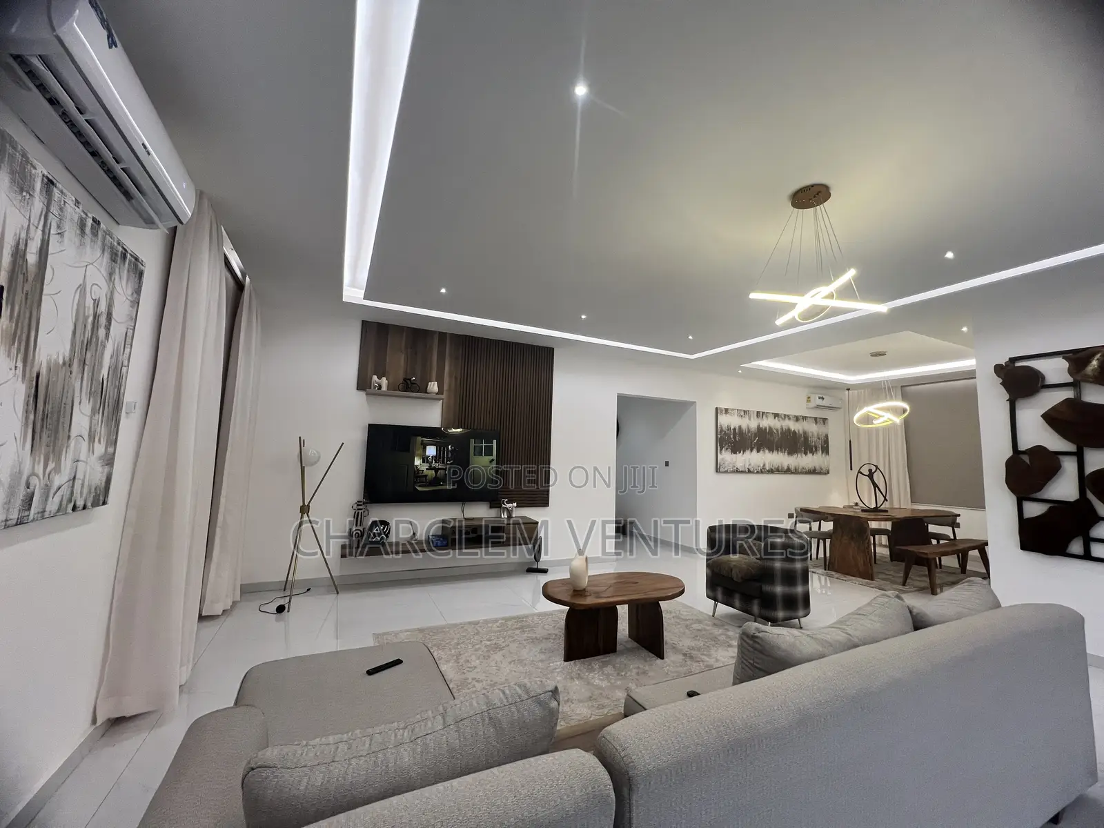 Furnished 3bdrm Apartment in Charclem Ventures, East Legon for rent in East Legon