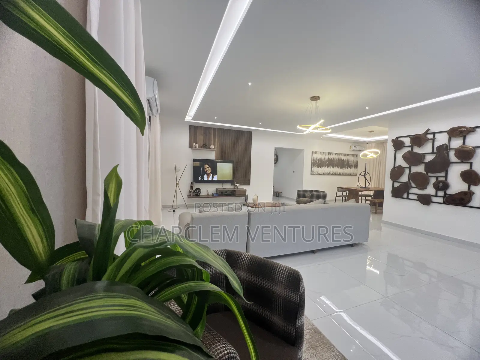 Furnished 3bdrm Apartment in Charclem Ventures, East Legon for rent in East Legon