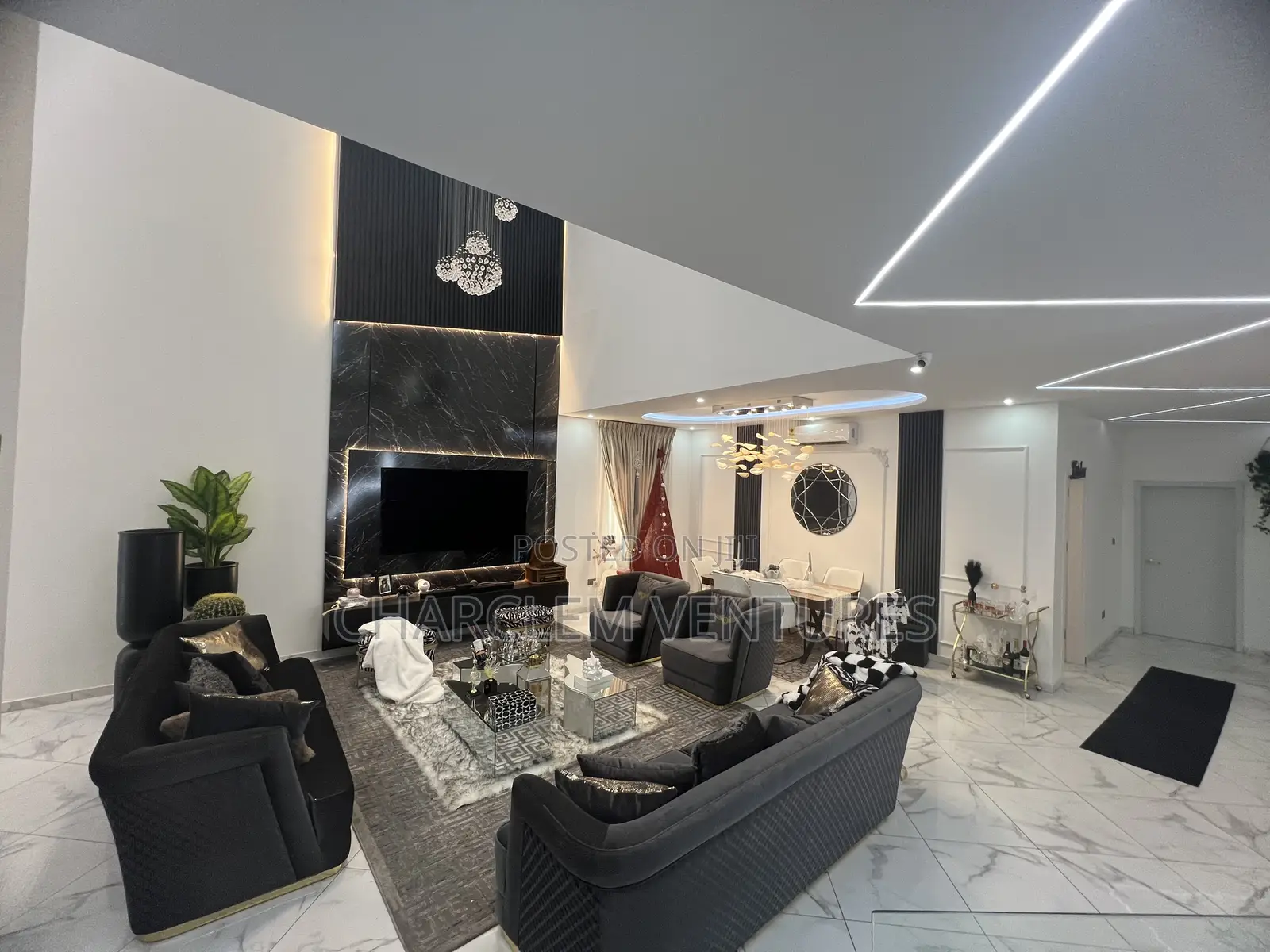 Furnished 4bdrm House in Charclem Ventures, East Legon for sale in East Legon