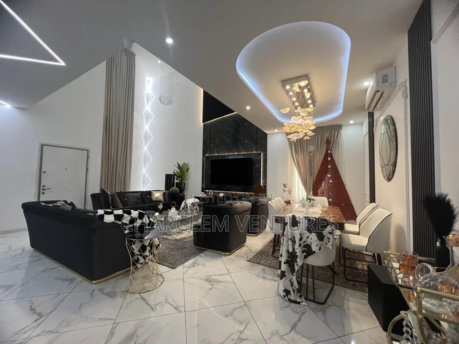 Furnished 4bdrm House in Charclem Ventures, East Legon for sale in East Legon