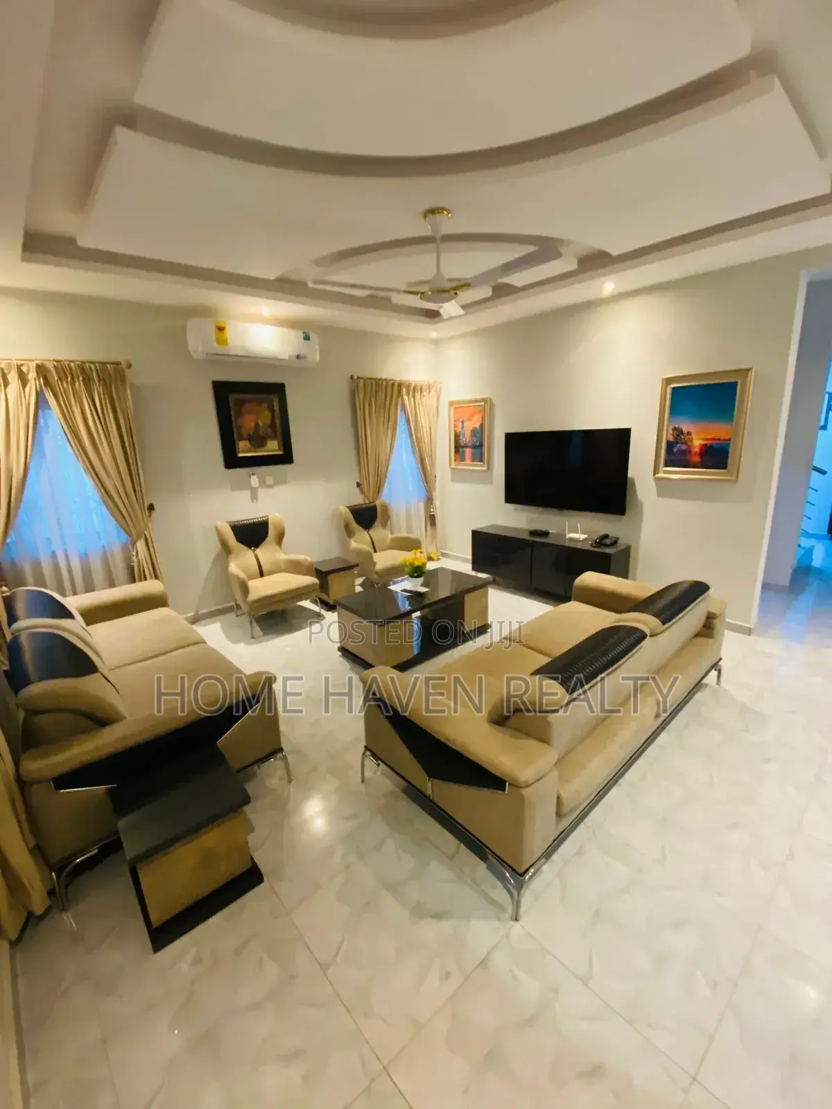 Furnished 4bdrm House in Westland for rent in West Legon