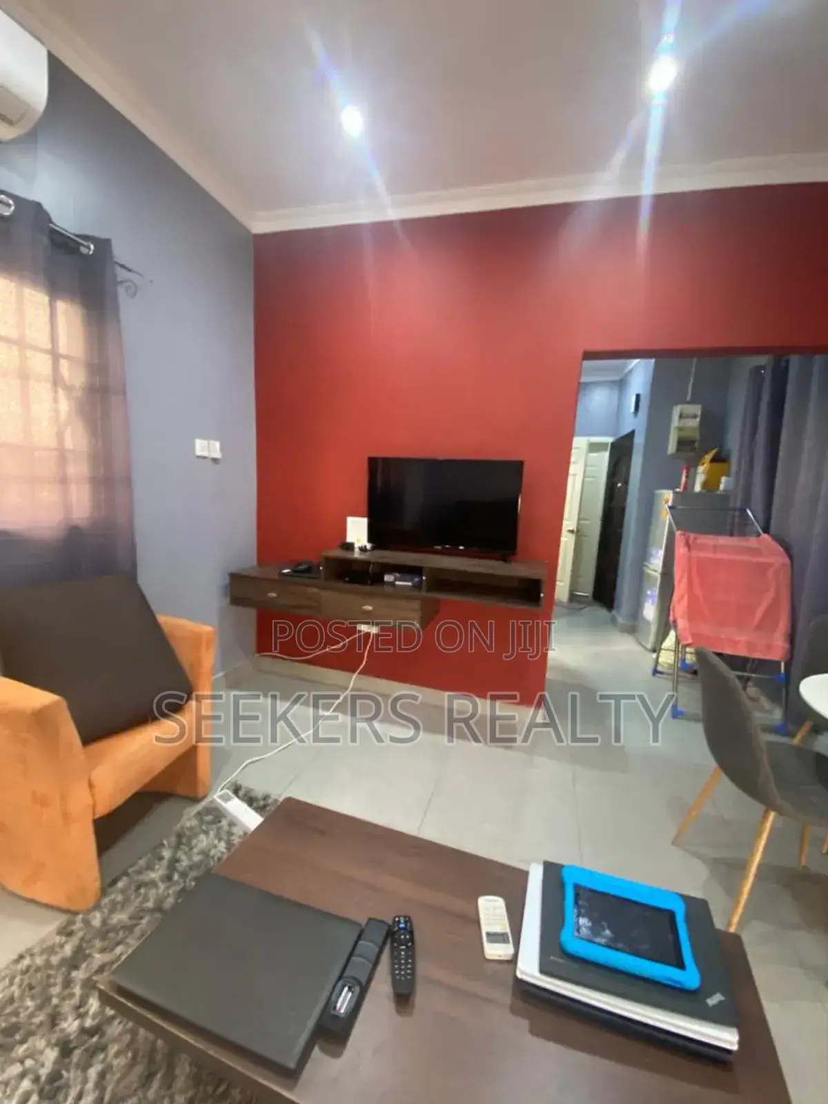 Furnished 1bdrm Apartment in Seekers Realty, Labone for rent in Labone