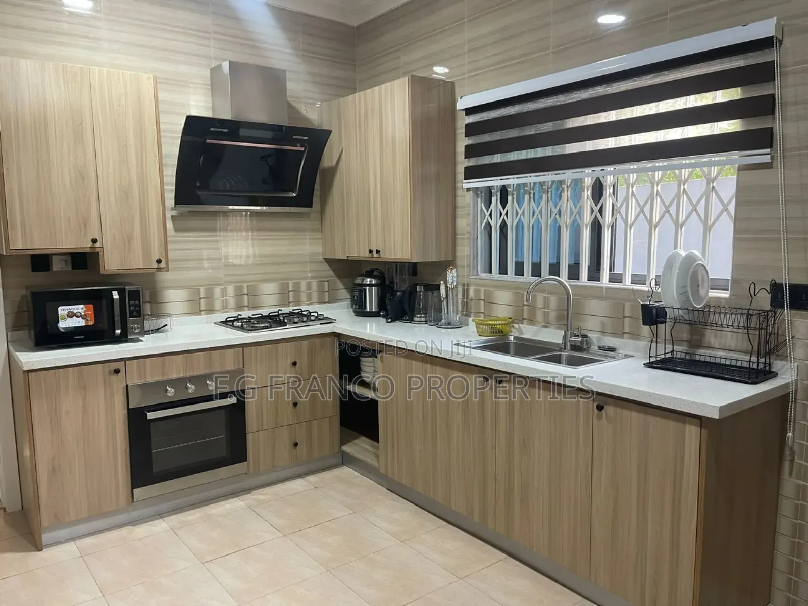 Furnished 4bdrm House in Kg.Franco Properties, East Legon for rent in East Legon