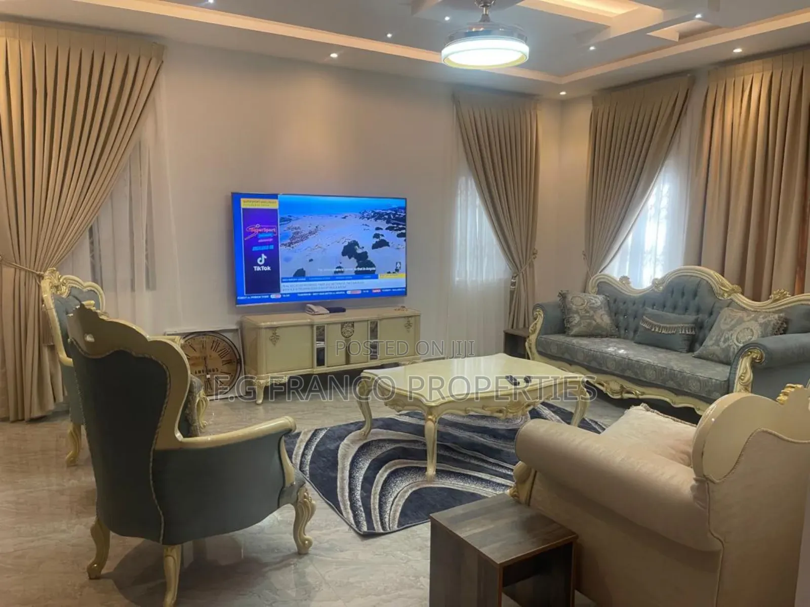 Furnished 4bdrm House in Kg.Franco Properties, East Legon for rent in East Legon