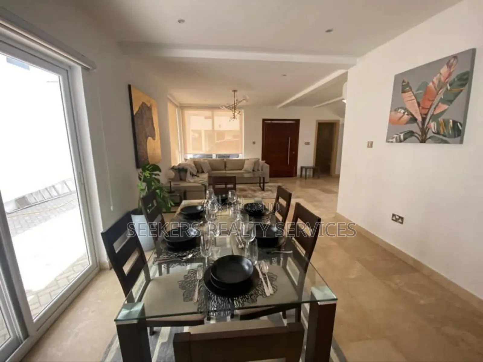 Furnished 4bdrm Townhouse / Terrace in Seekers Realty, Cantonments in Cantonments