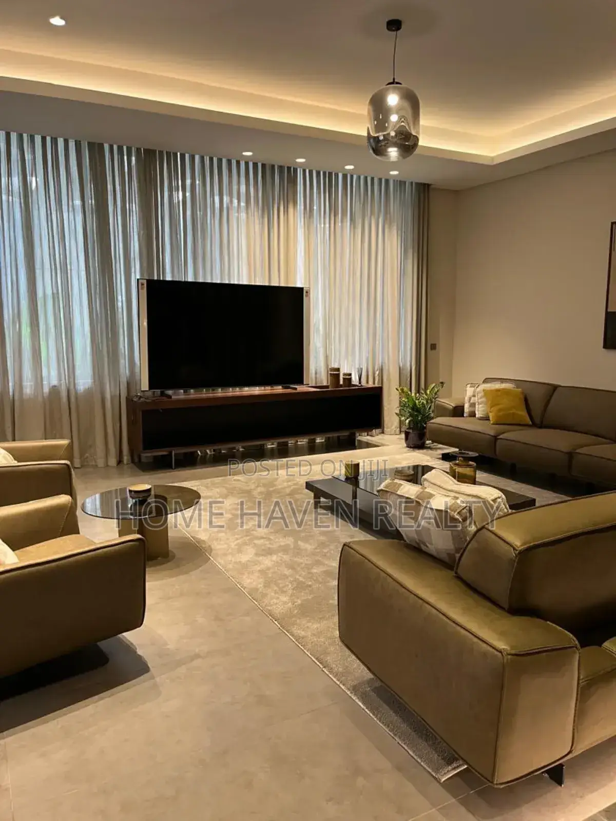 Furnished 3bdrm Duplex in Airport Residentials for rent in Airport Residential Area