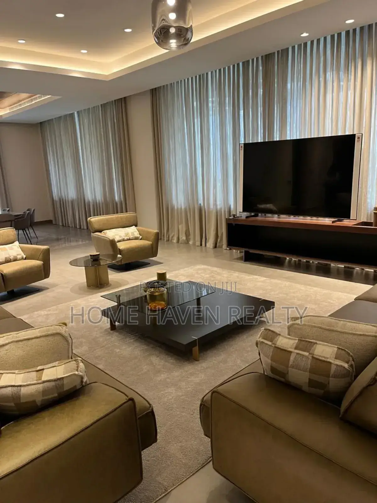 Furnished 3bdrm Duplex in Airport Residentials for rent in Airport Residential Area