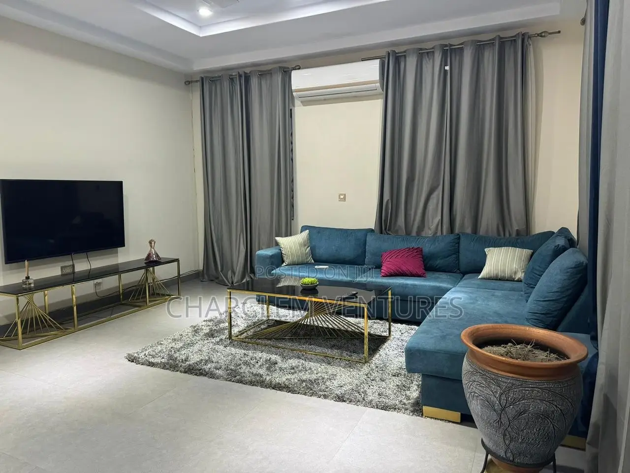 Furnished 4bdrm Townhouse / Terrace in Charclem Ventures, East Legon in East Legon