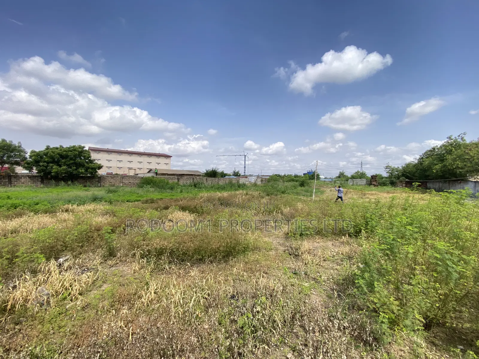 Industrial 2 Plot of Land Fenced With Land Title for Sale in Spintex