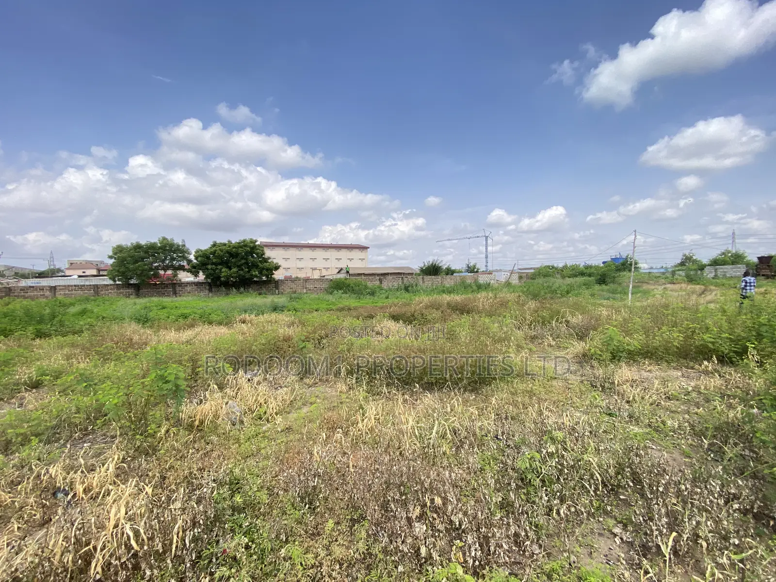 Industrial 2 Plot of Land Fenced With Land Title for Sale in Spintex