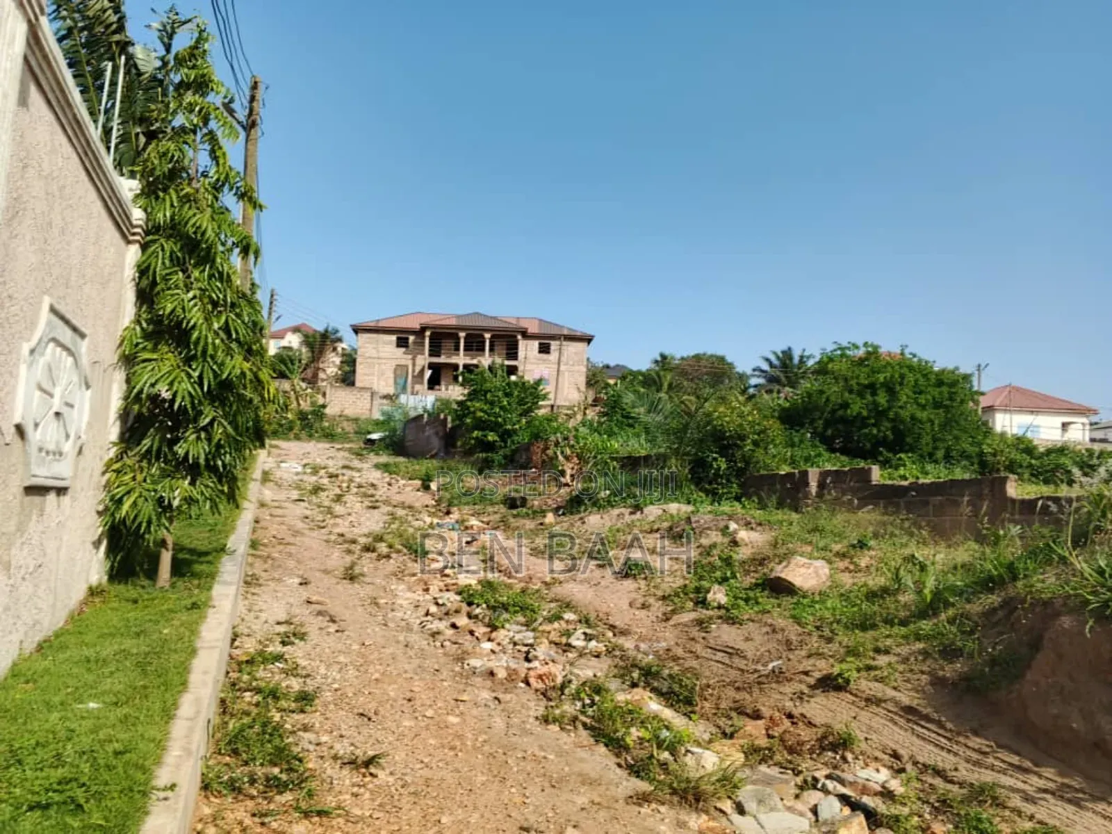 A Plot of Land at Ashongman for Sale for 400,000 Site Plan in Ashomang Estate
