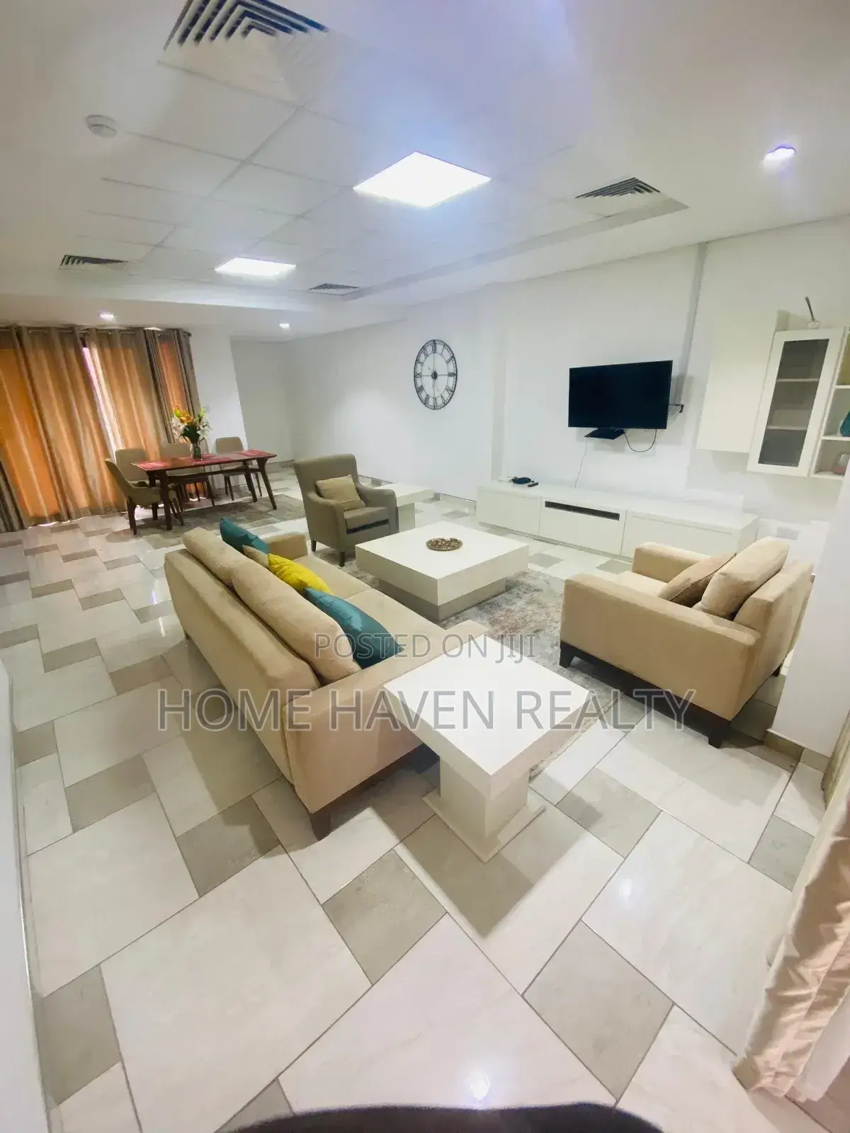 Furnished 3bdrm Apartment in Golf Hills, Achimota for rent in Achimota