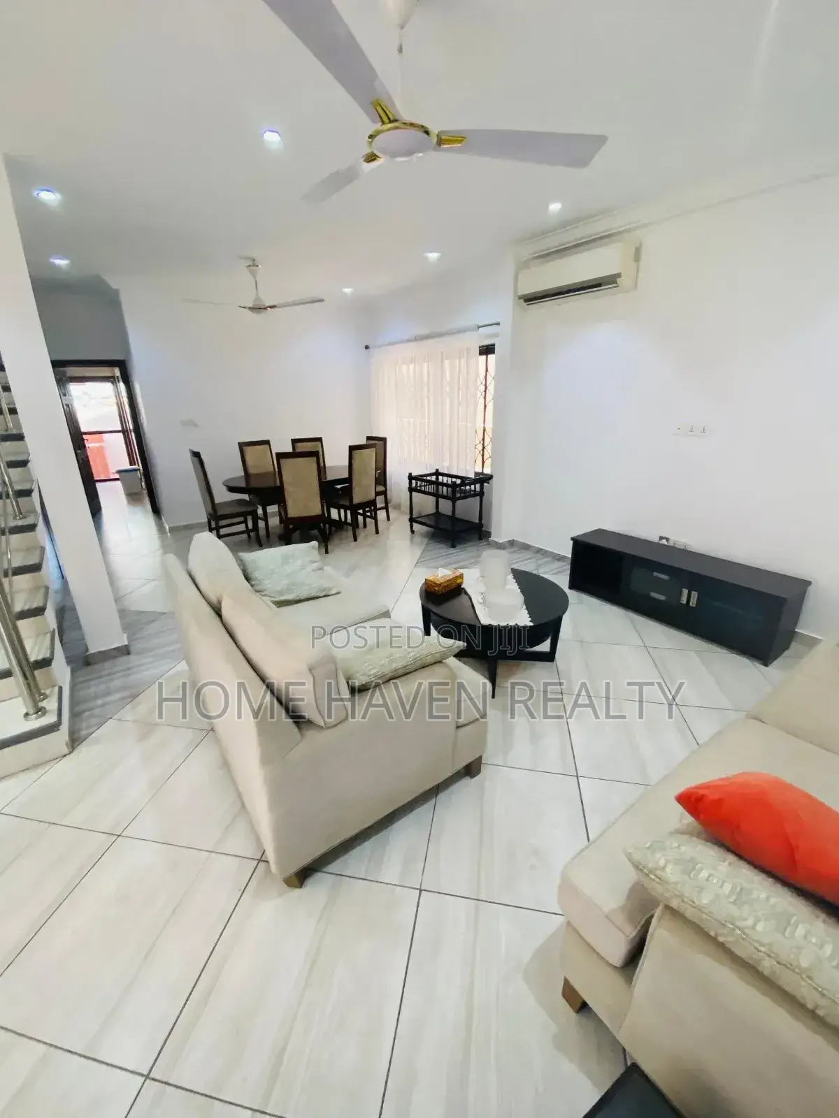 Furnished 3bdrm Duplex in Plant Pool, Dzorwulu for rent in Dzorwulu