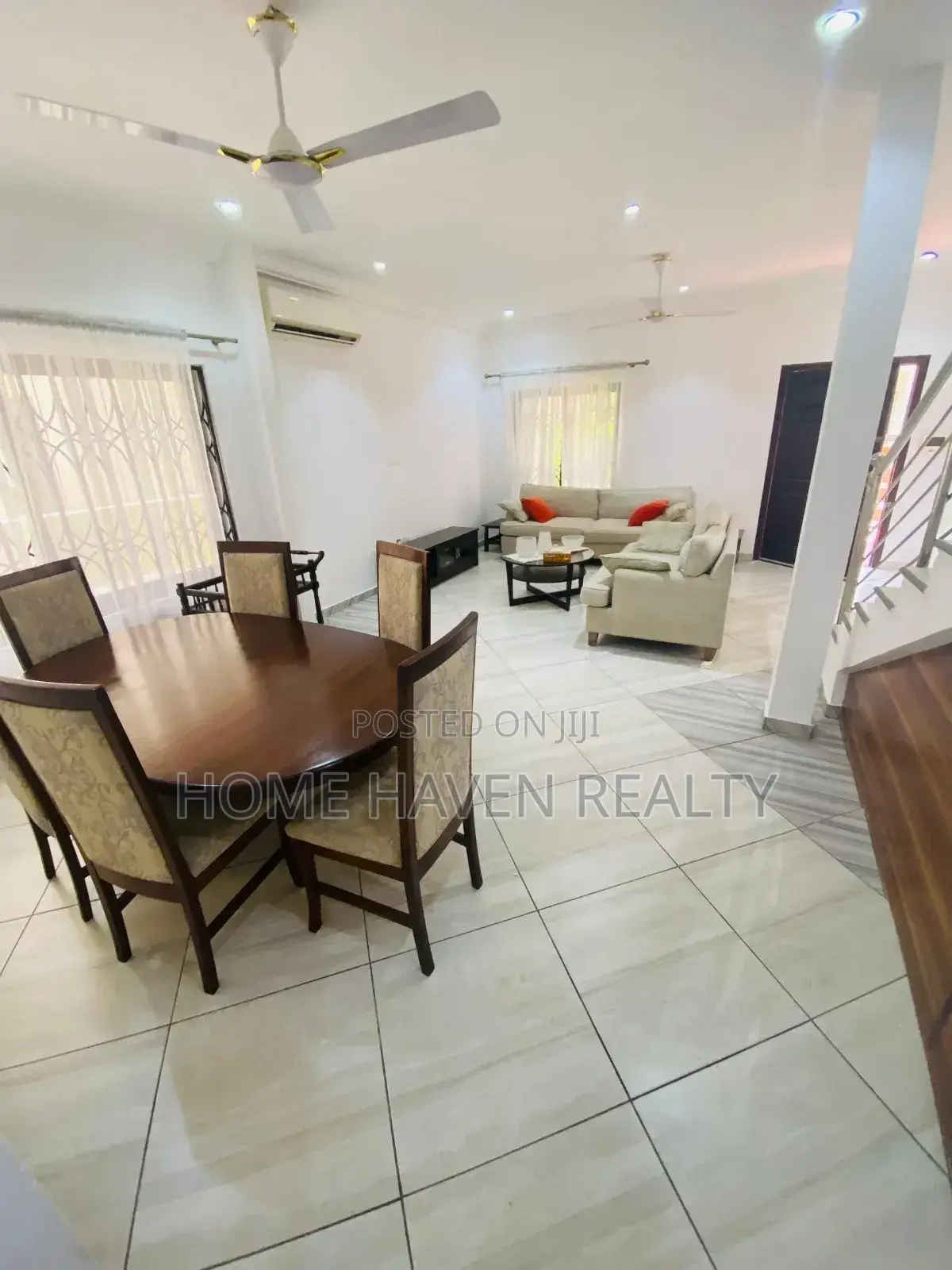 Furnished 3bdrm Duplex in Plant Pool, Dzorwulu for rent in Dzorwulu
