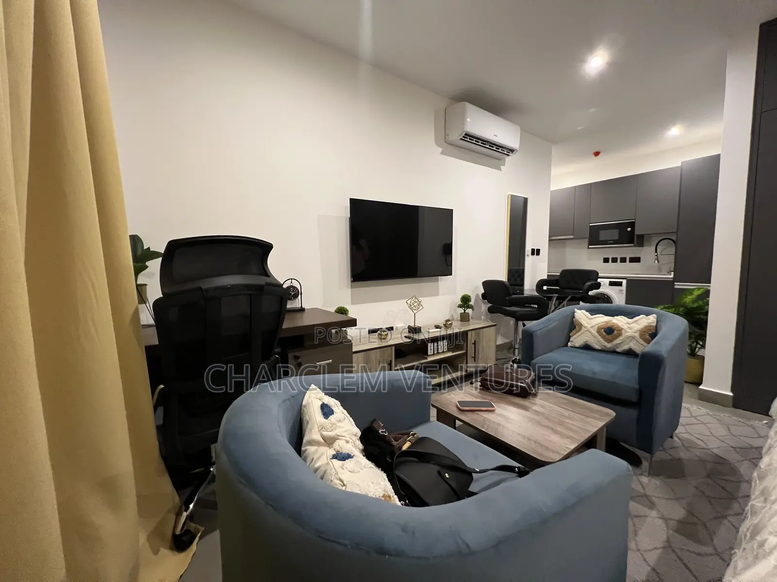 Furnished 1bdrm Apartment in Charclem Ventures, North Ridge for rent in North Ridge