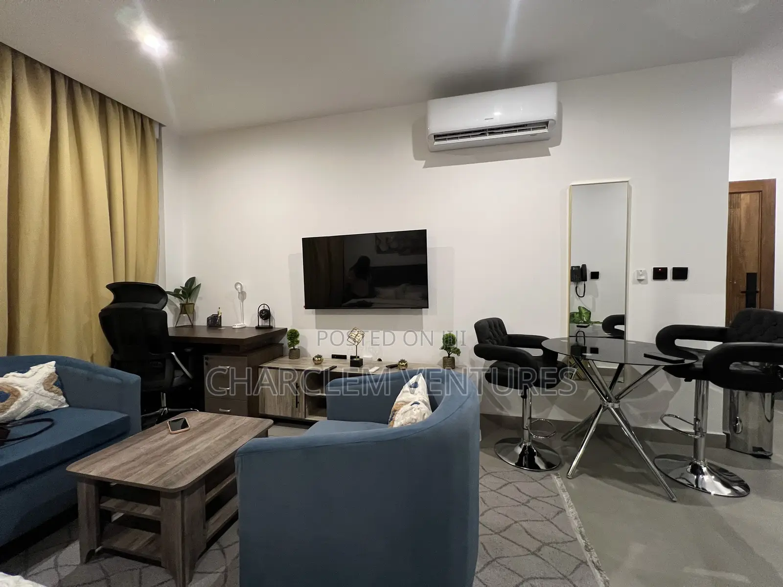 Furnished 1bdrm Apartment in Charclem Ventures, North Ridge for rent in North Ridge