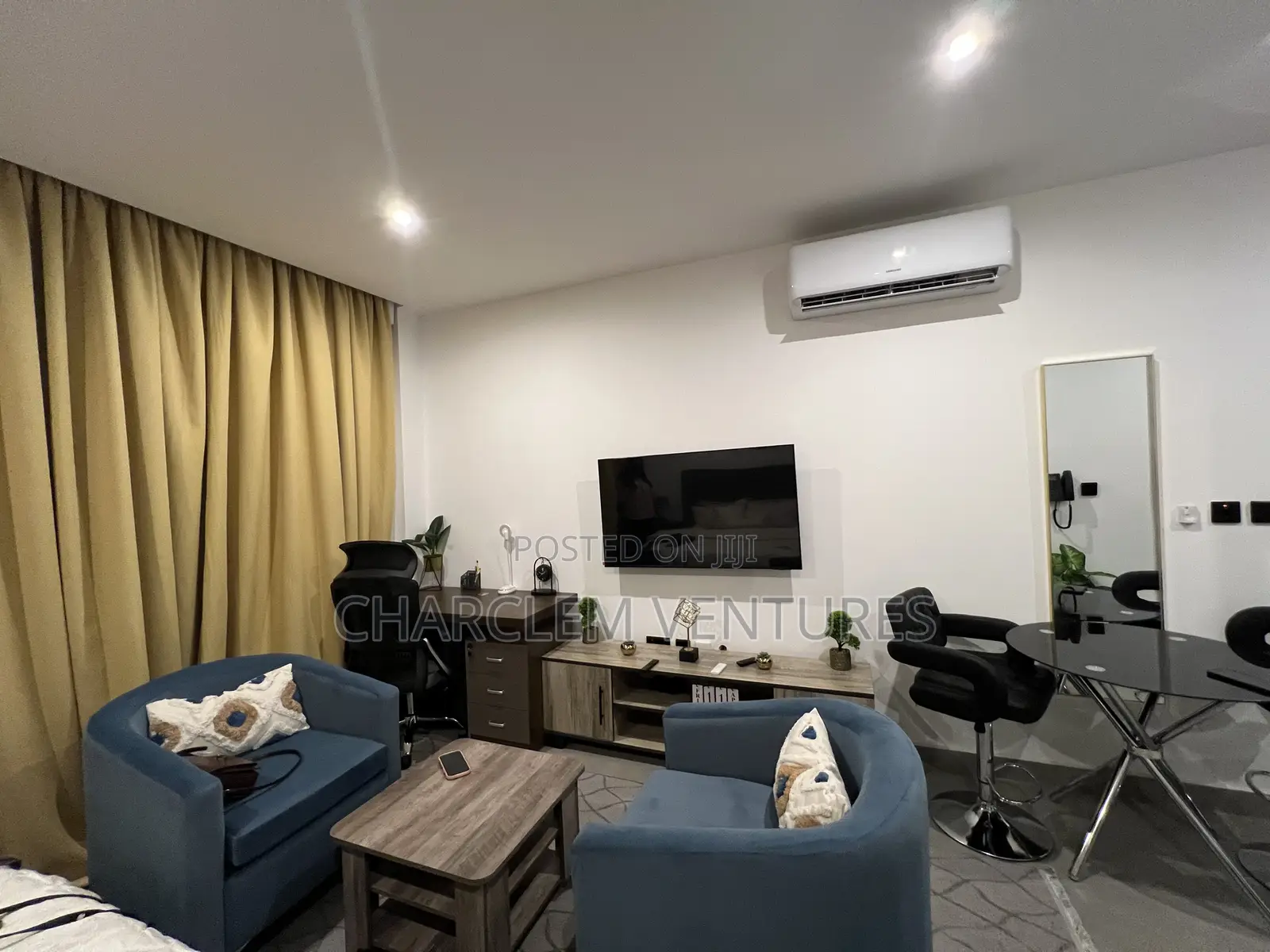 Furnished 1bdrm Apartment in Charclem Ventures, North Ridge for rent in North Ridge
