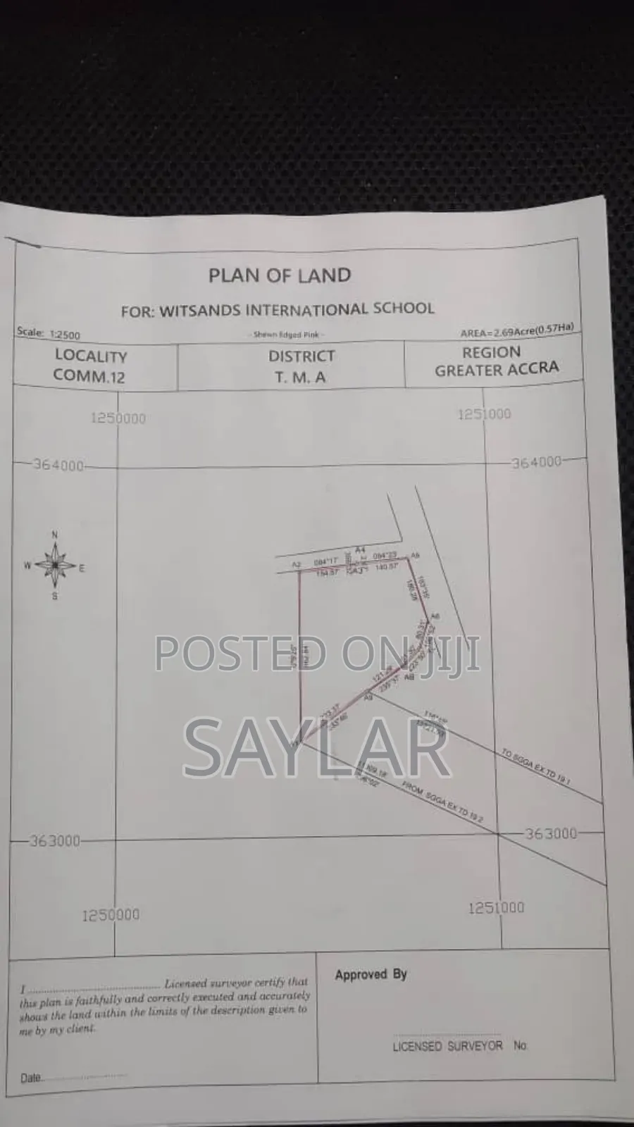 Church on 5 Acres Land for Sale at Dodowa Main Road. in Accra Metropolitan