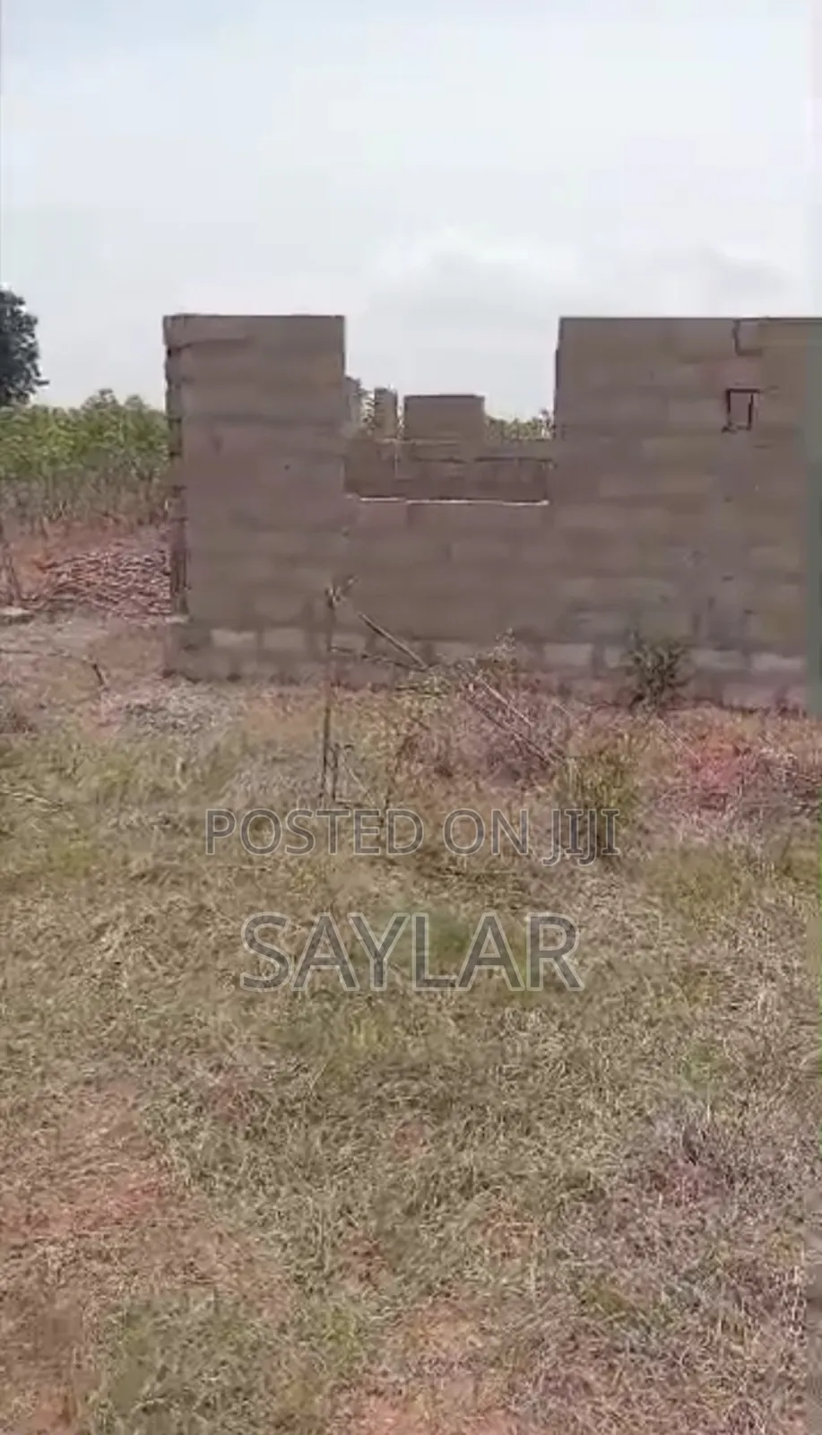 Full Plot Tema West Klagon, With Uncompleted Building on Lintle Level in Accra Metropolitan