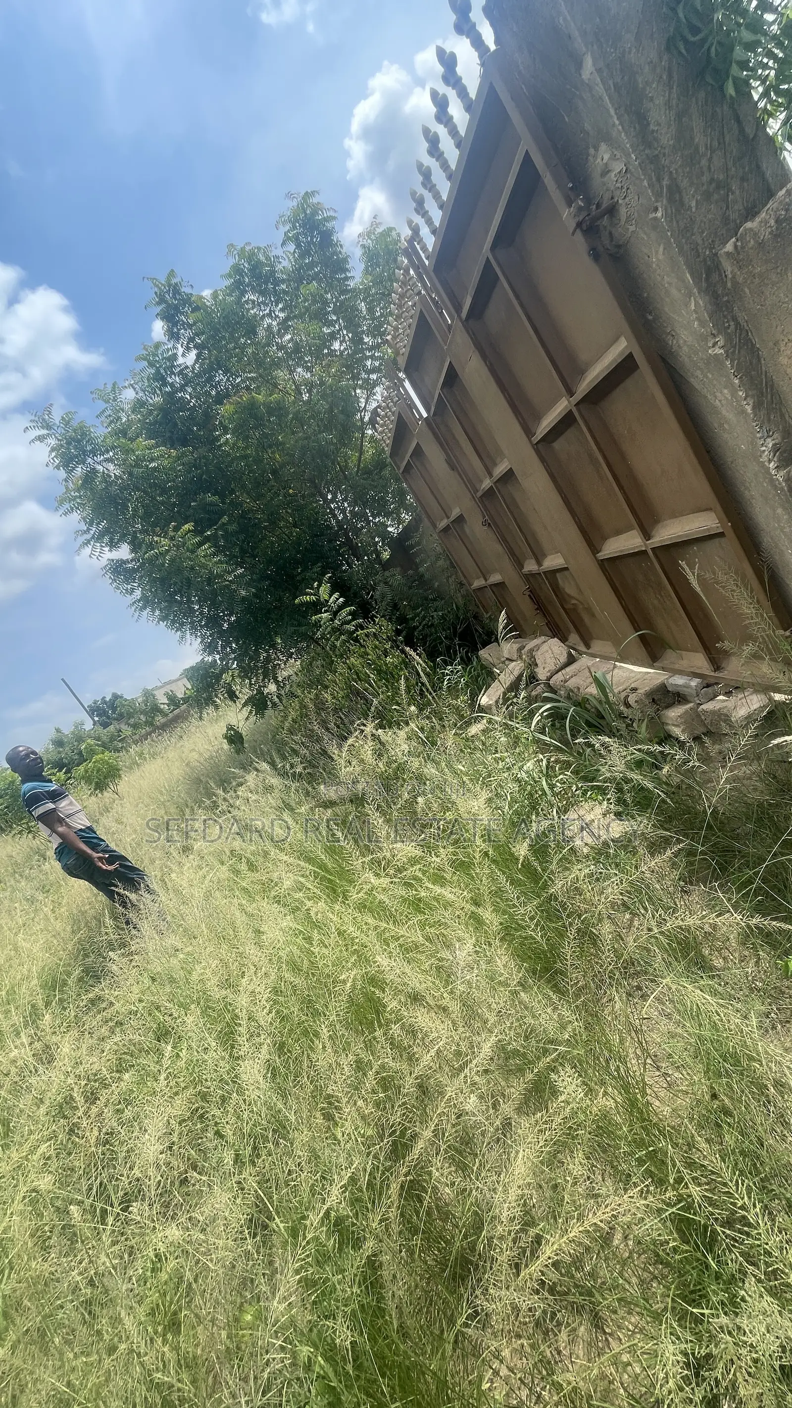 Wall and Gated 4 Plots of Land for Sale at Amasaman . in Amasaman