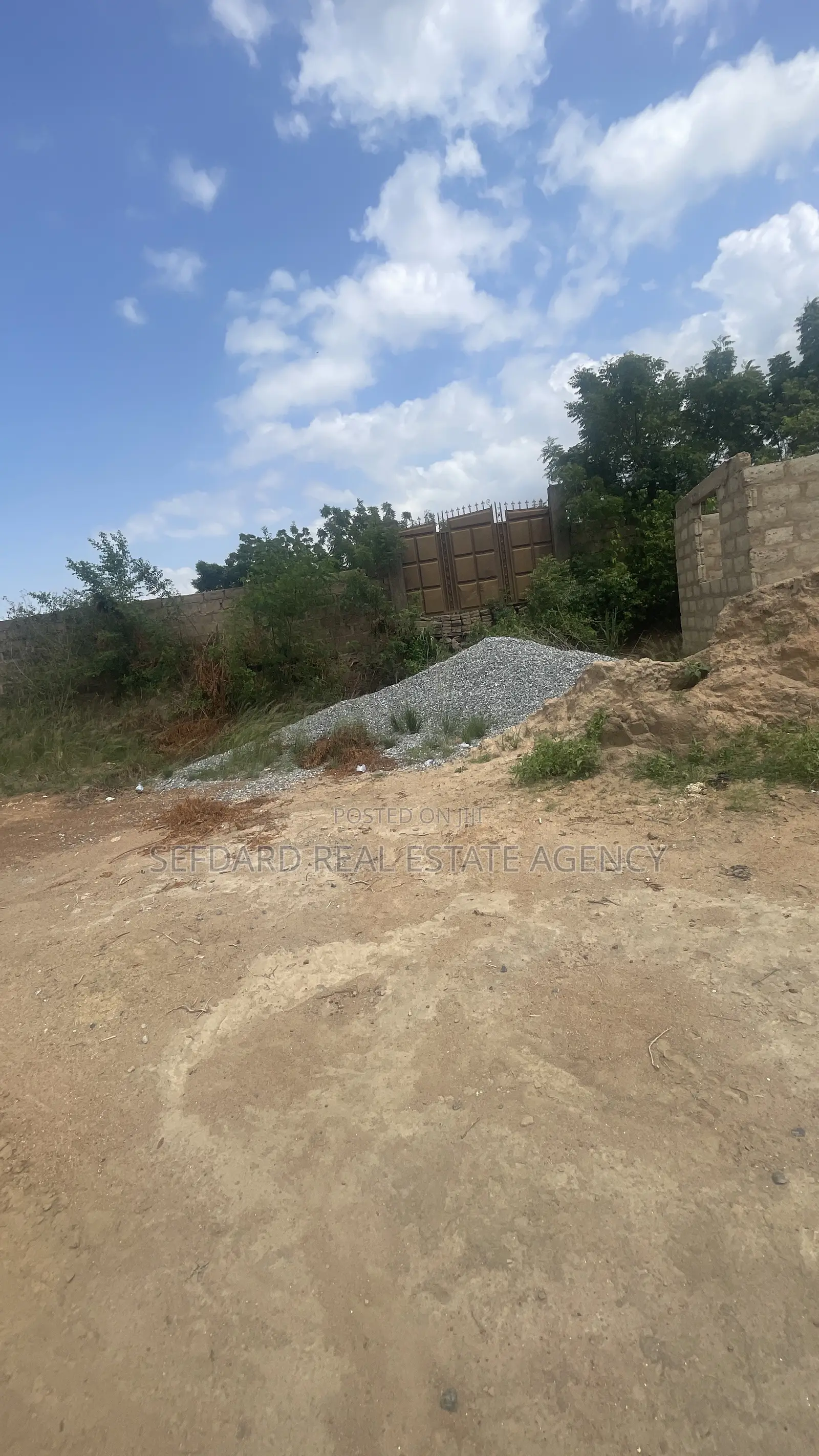 Wall and Gated 4 Plots of Land for Sale at Amasaman . in Amasaman