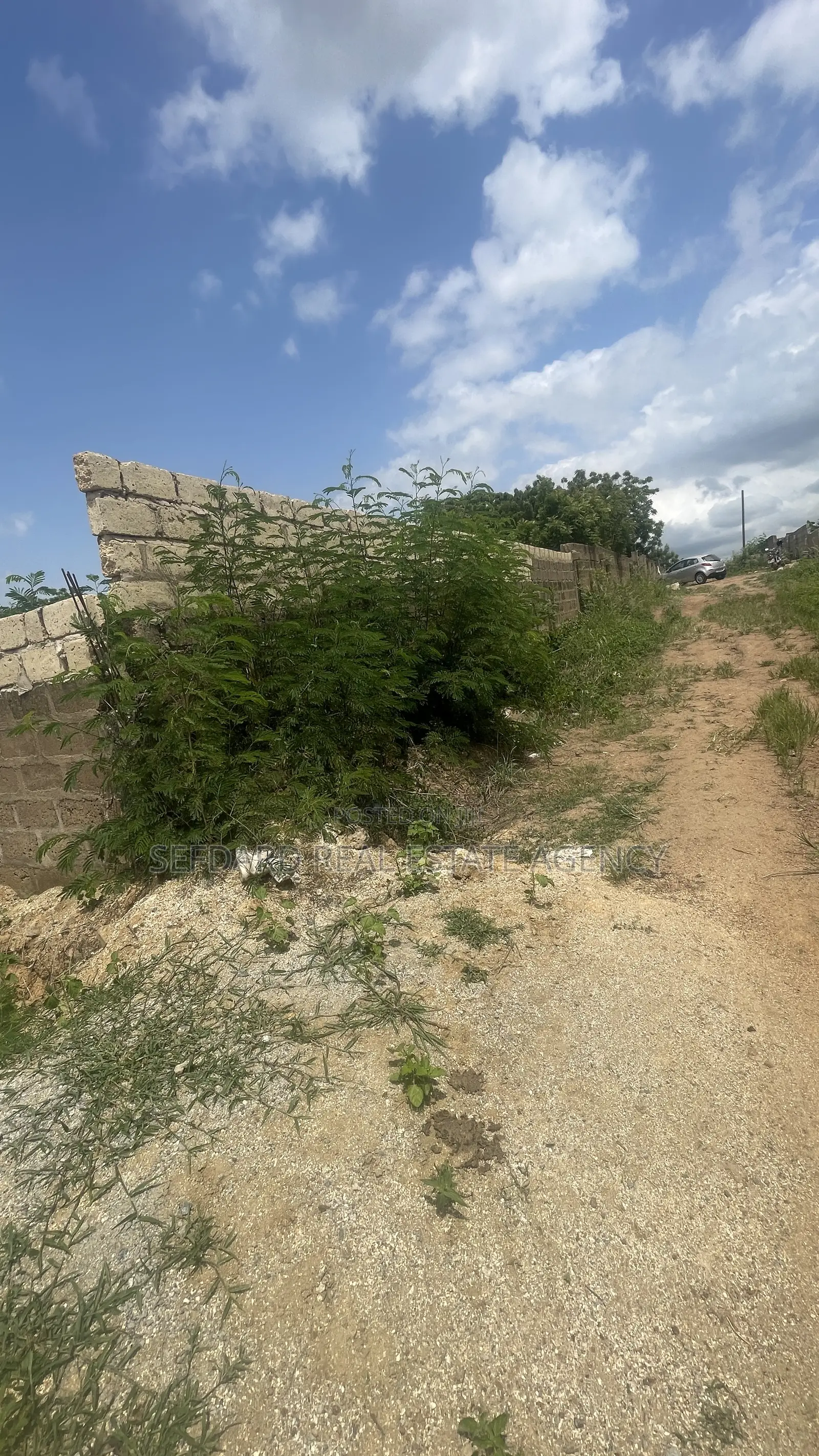 Wall and Gated 4 Plots of Land for Sale at Amasaman . in Amasaman