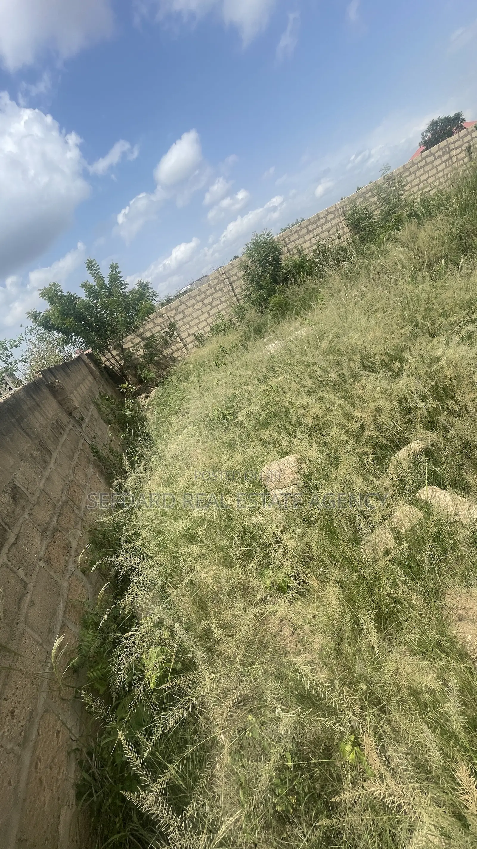 Wall and Gated 4 Plots of Land for Sale at Amasaman . in Amasaman