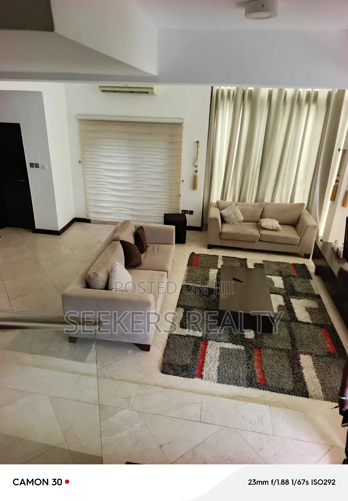 Furnished 3bdrm Townhouse / Terrace in Seekers Realty, Cantonments in Cantonments