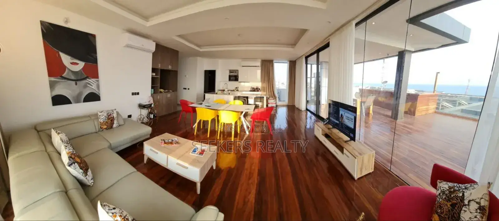 Furnished 2bdrm Penthouse in Seekers Realty, Osu Ako-Adjei for rent in Osu Ako-Adjei