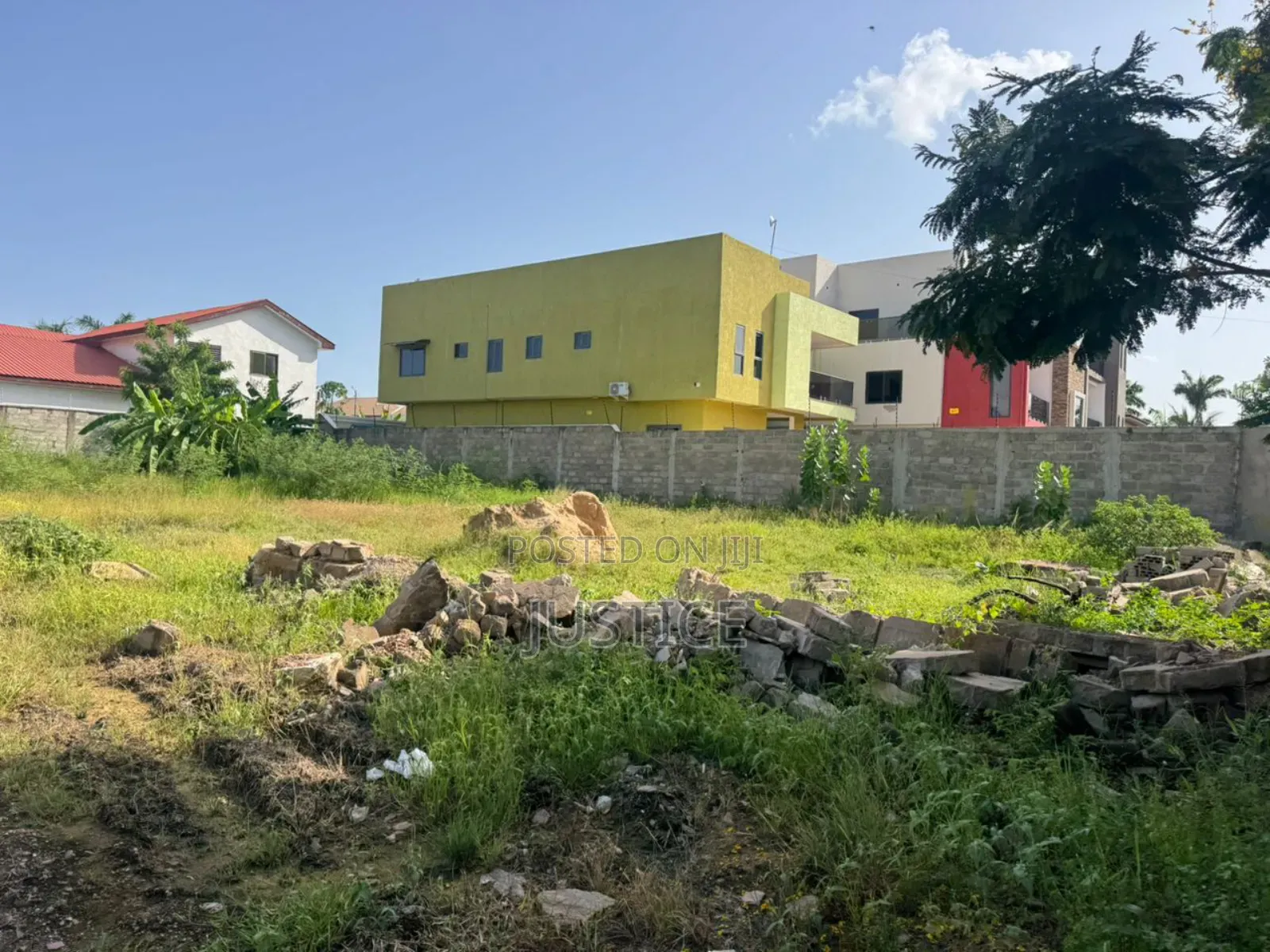 Walled and Gated 2 Plots of Land Adjiringanor in East Legon