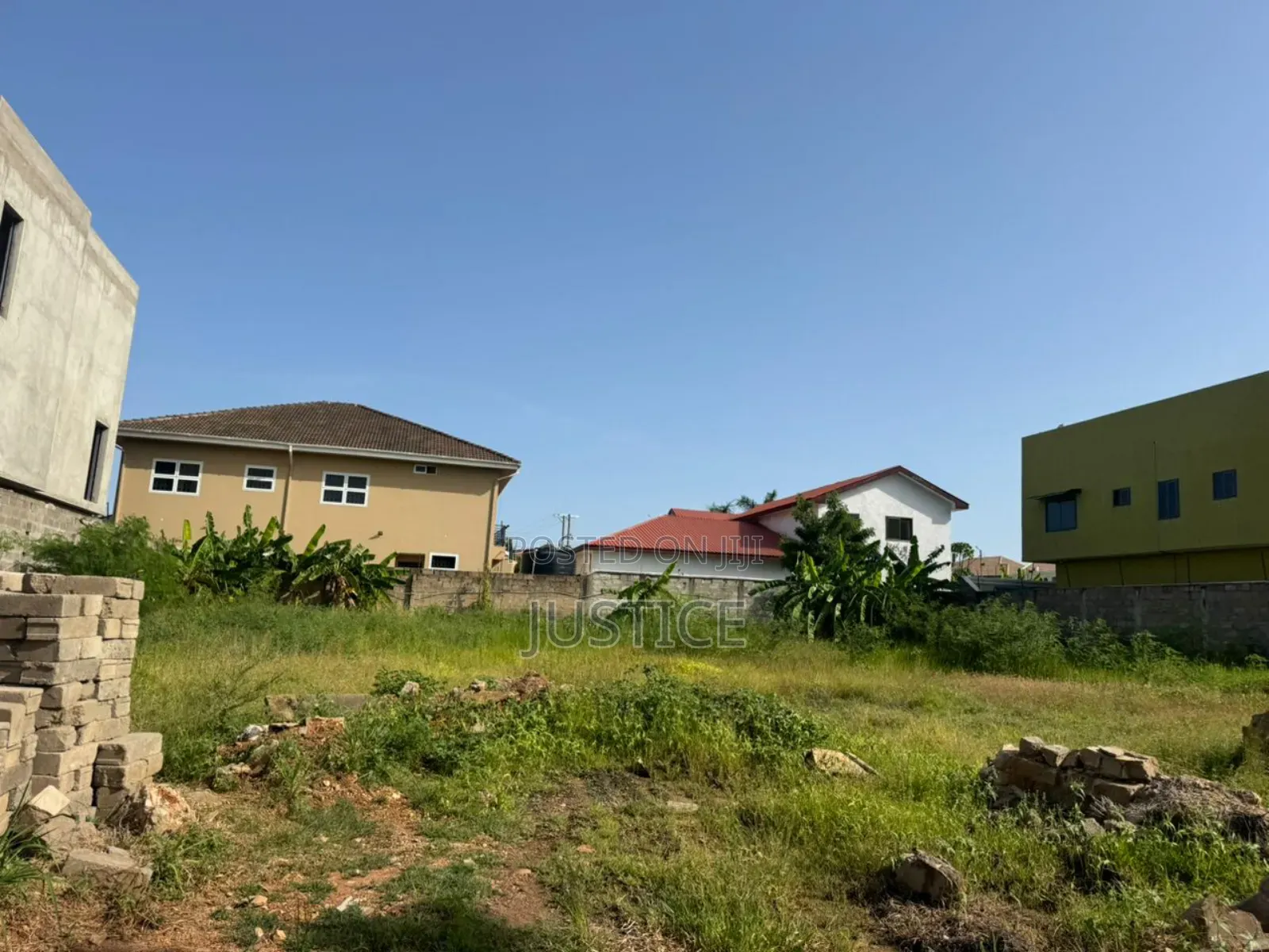 Walled and Gated 2 Plots of Land Adjiringanor in East Legon