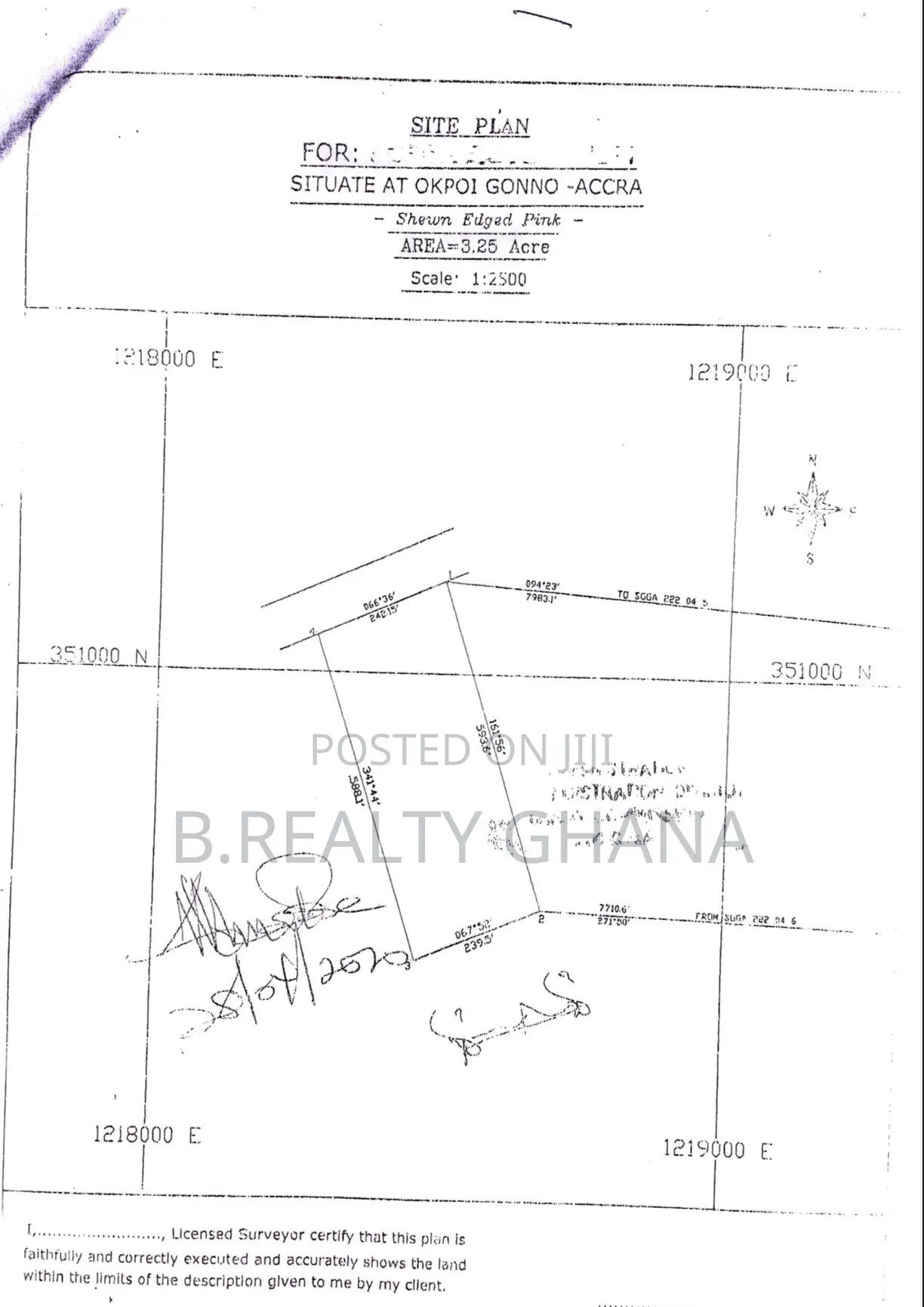 3 Acres of Land at Spintex for Sale in Spintex