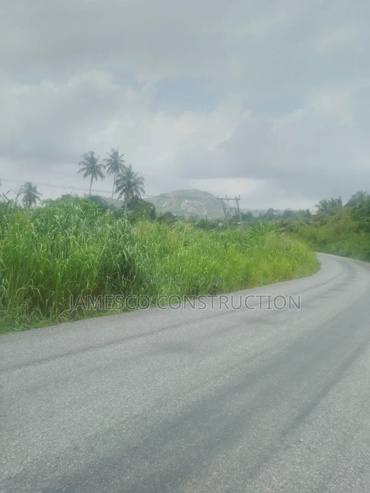 500 Acres Tile Road  Side Farmlands for Sale in Ayensuano
