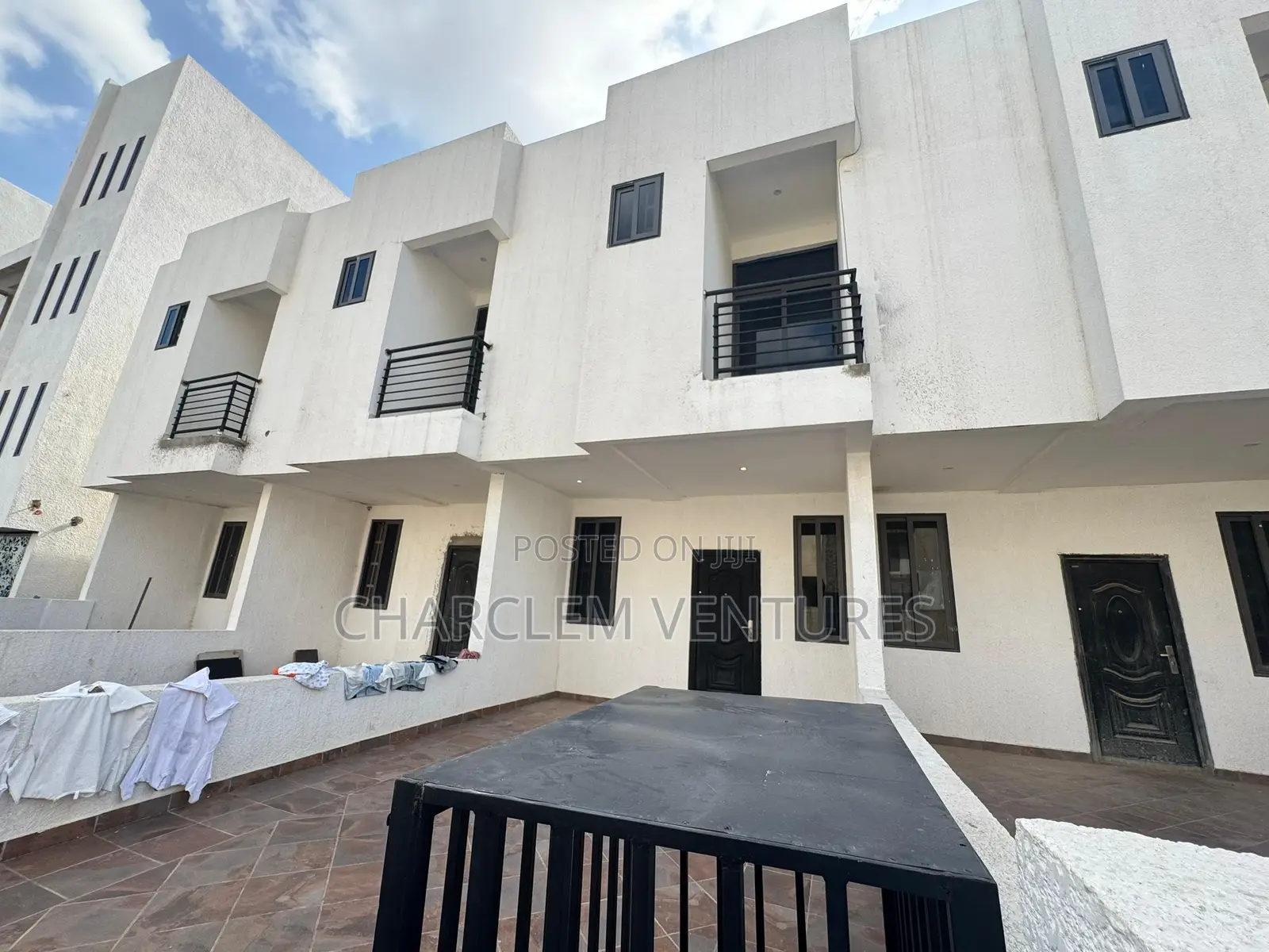 Furnished 2bdrm Townhouse / Terrace in Charclem Ventures, East Legon in East Legon