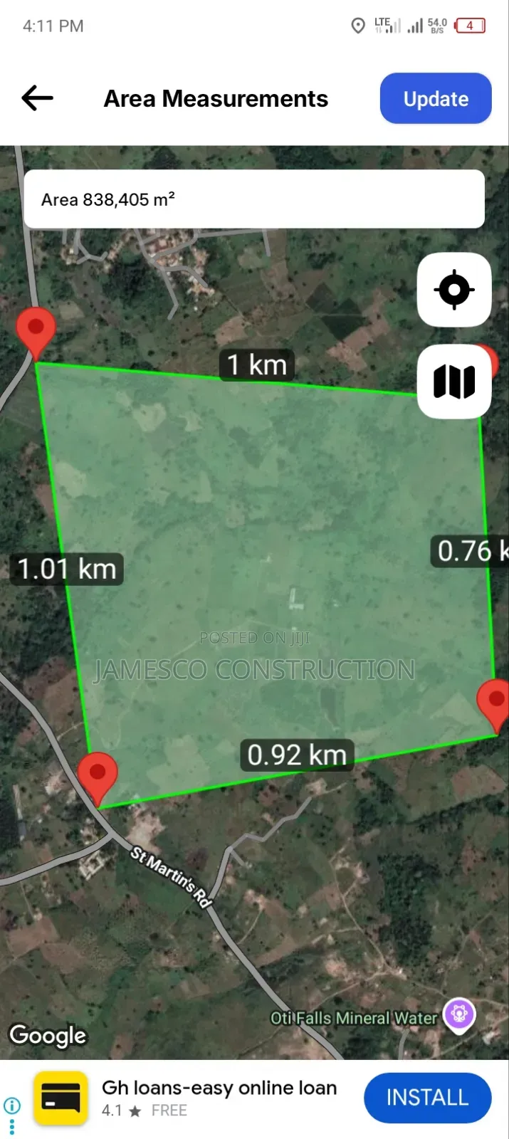 200 Acres of Farmland for Sale Nsawam Otoase _ Manful in Ayensuano