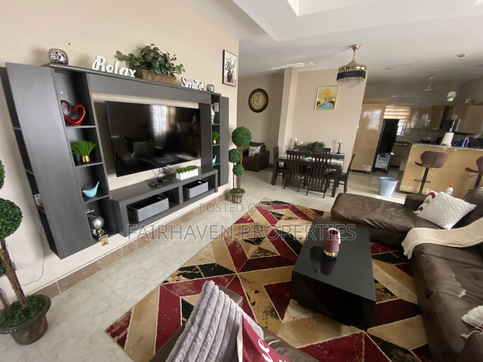 Fully Furnished 3 Bedrooms Apartments (Short or Long Stays) in Tseaddo