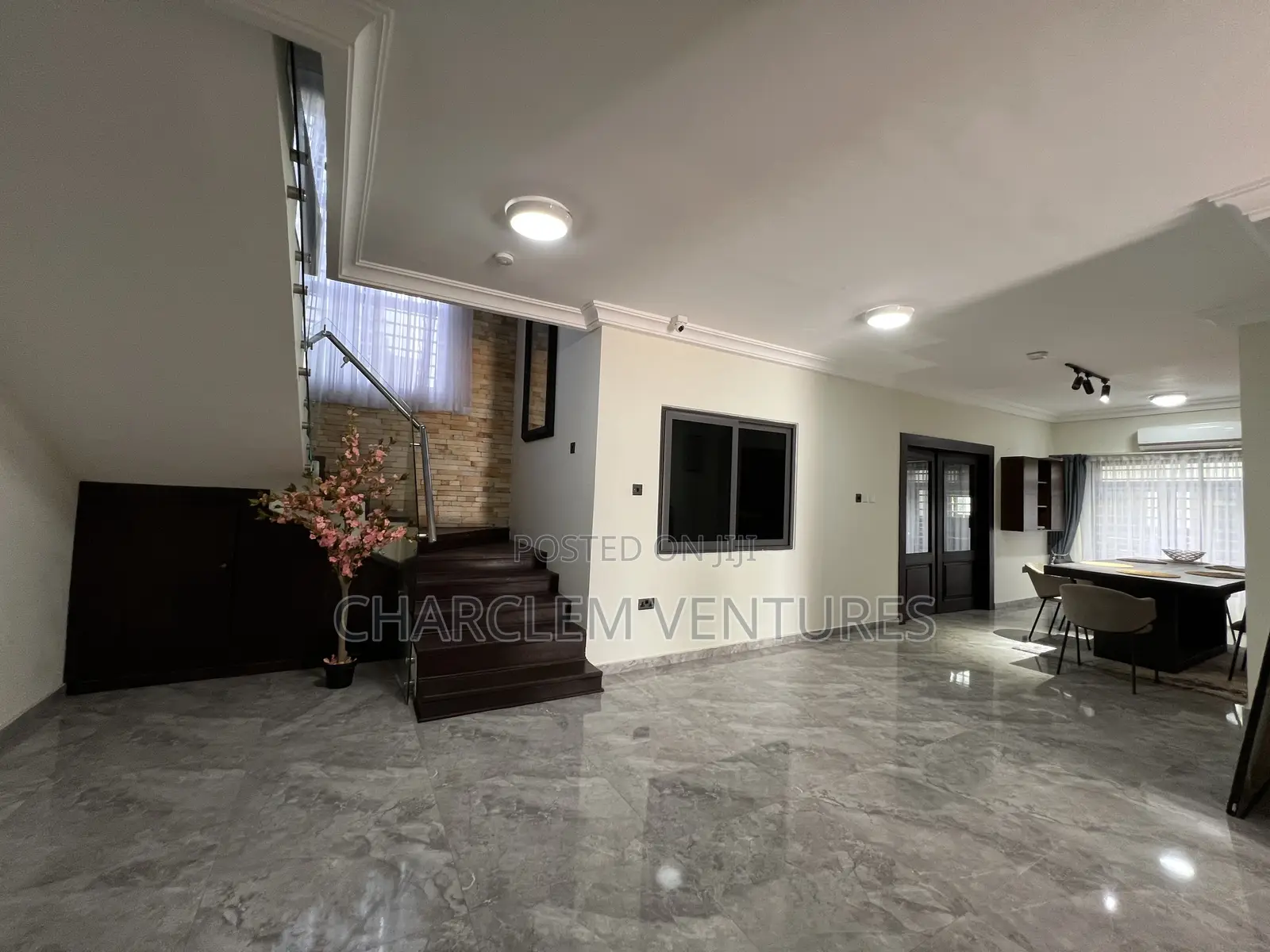 Furnished 4bdrm House in Charclem Ventures, East Legon for rent in East Legon