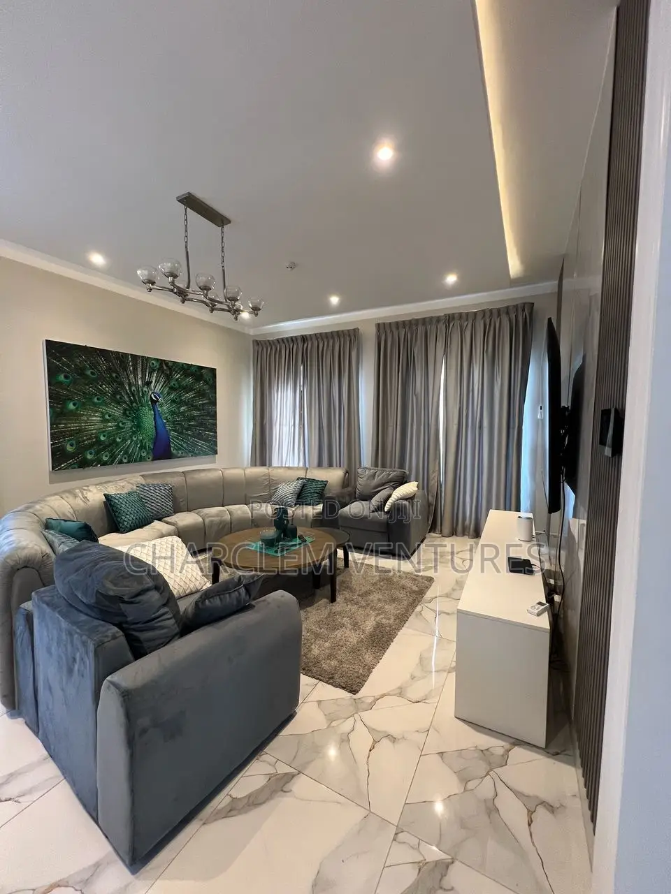 Furnished 4bdrm Townhouse / Terrace in Charclem Ventures, Dzorwulu in Dzorwulu