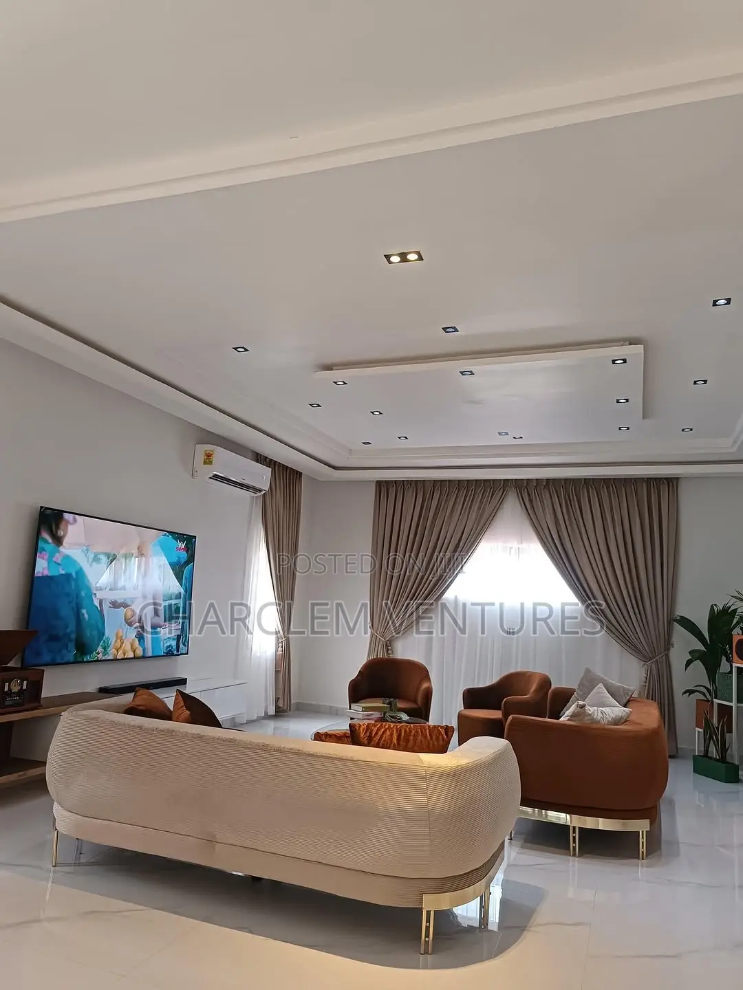 Furnished 4bdrm House in Charclem Ventures, East Legon for sale in East Legon