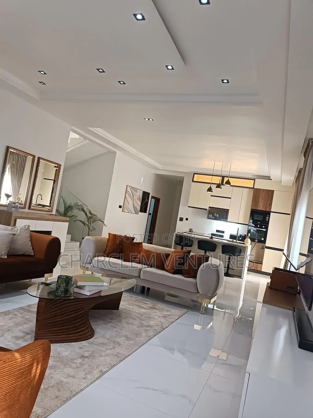 Furnished 4bdrm House in Charclem Ventures, East Legon for sale in East Legon