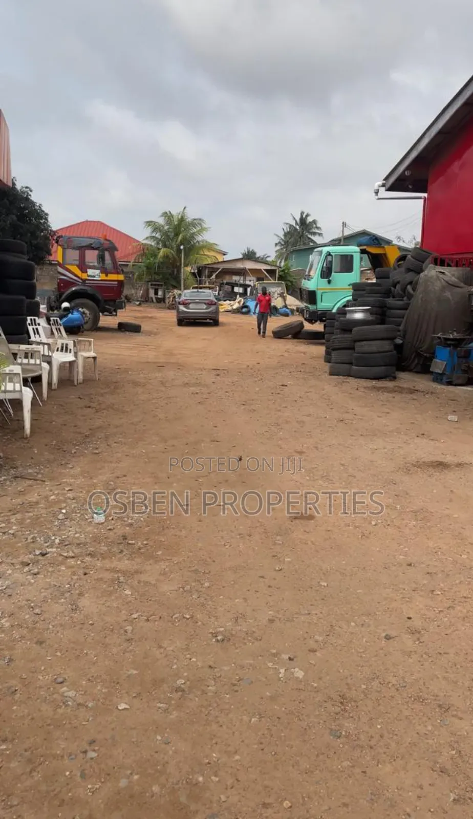 Titled Roadside Land for Sale at Spintex in Spintex