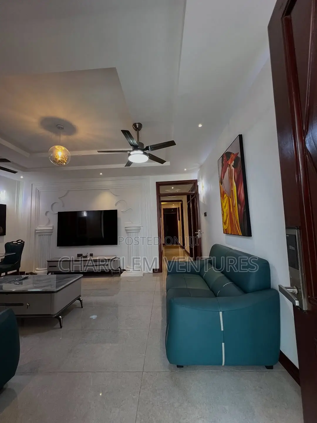 Furnished 3bdrm Apartment in Charclem Ventures, Accra Metropolitan in Accra Metropolitan