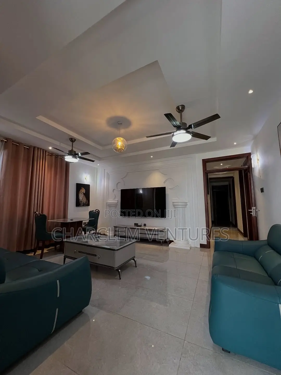 Furnished 3bdrm Apartment in Charclem Ventures, Accra Metropolitan in Accra Metropolitan