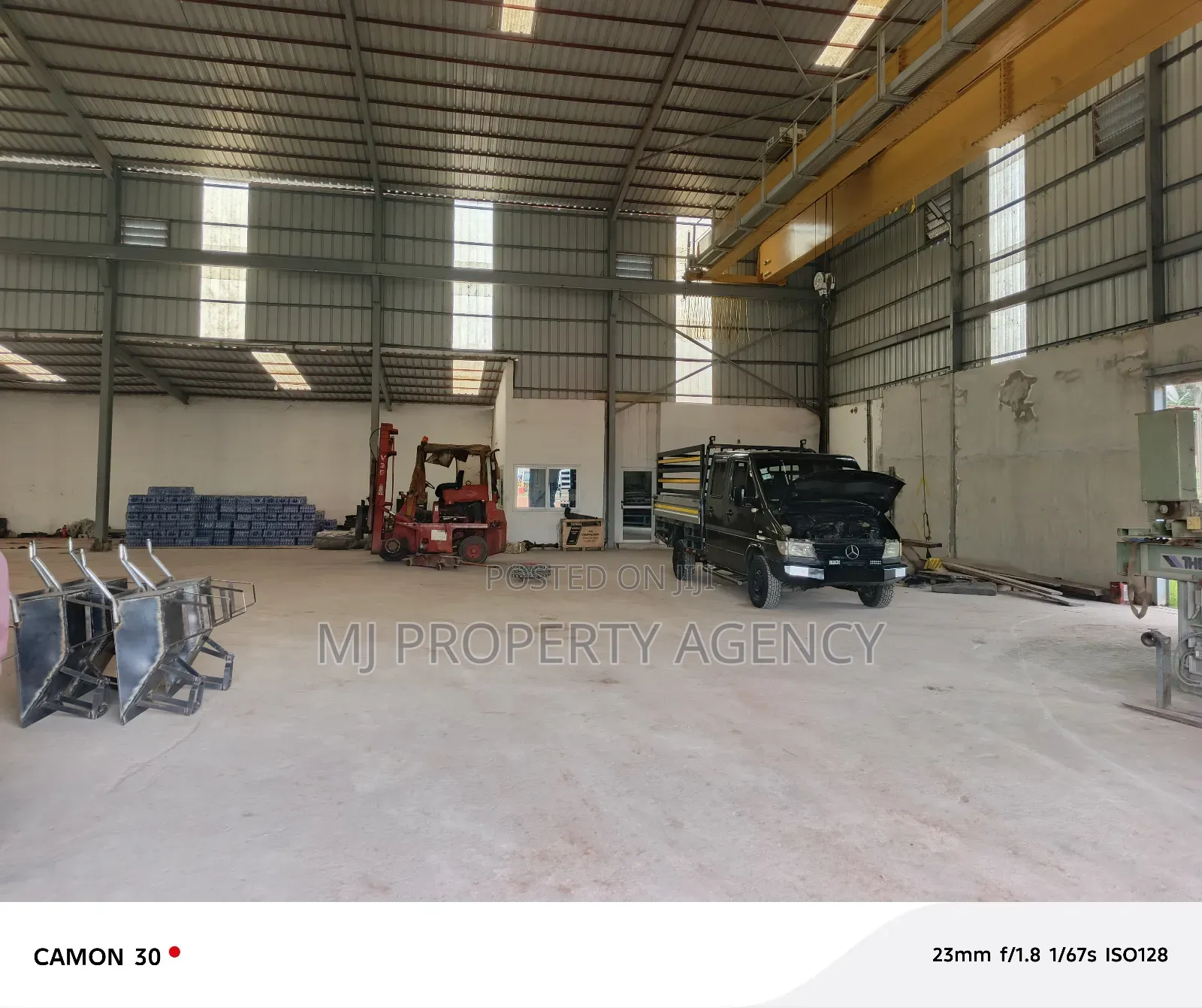 3 Acres Roadside Land With 1800 SQM Warehouse in Tema Metropolitan